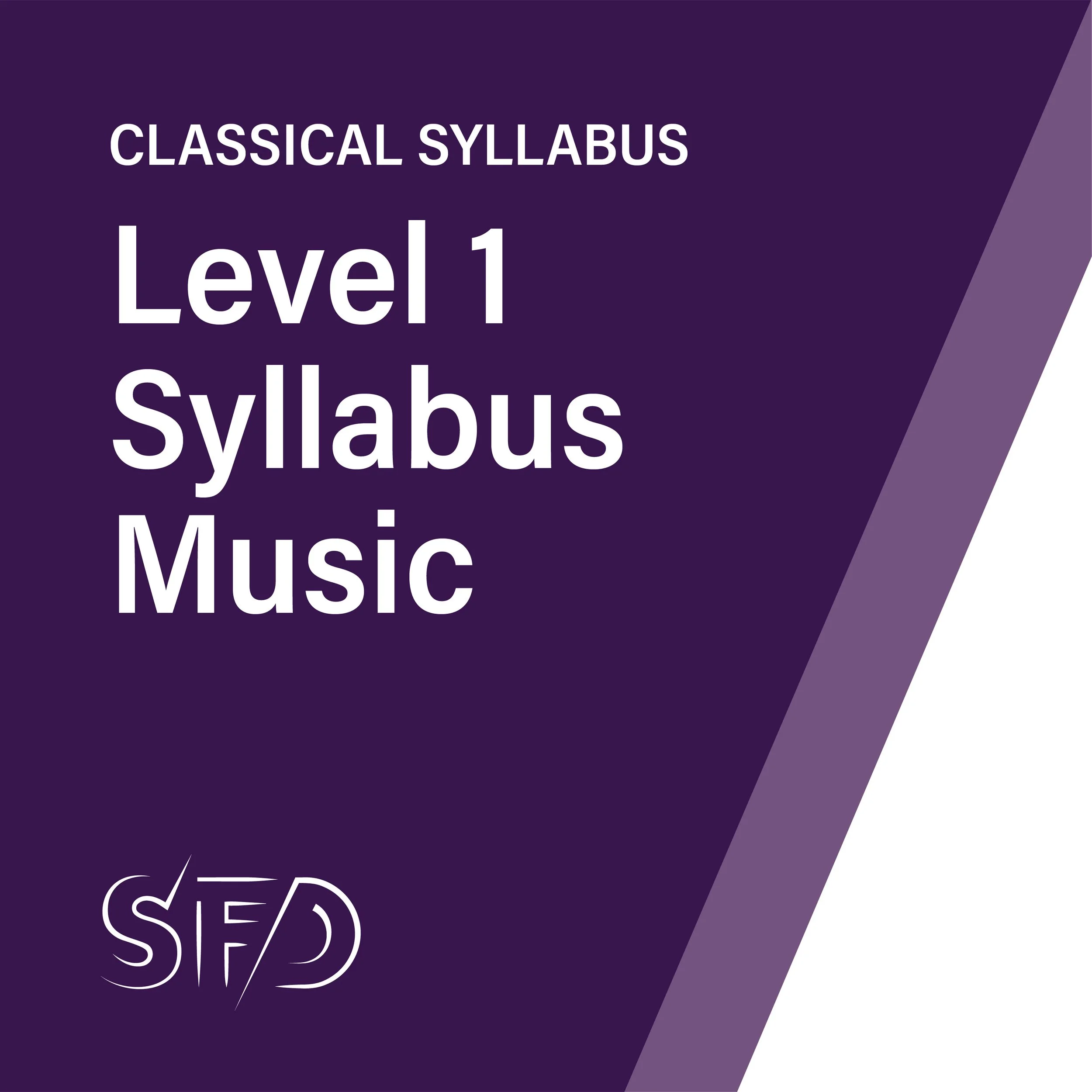 Classical Level 1 - Syllabus Music