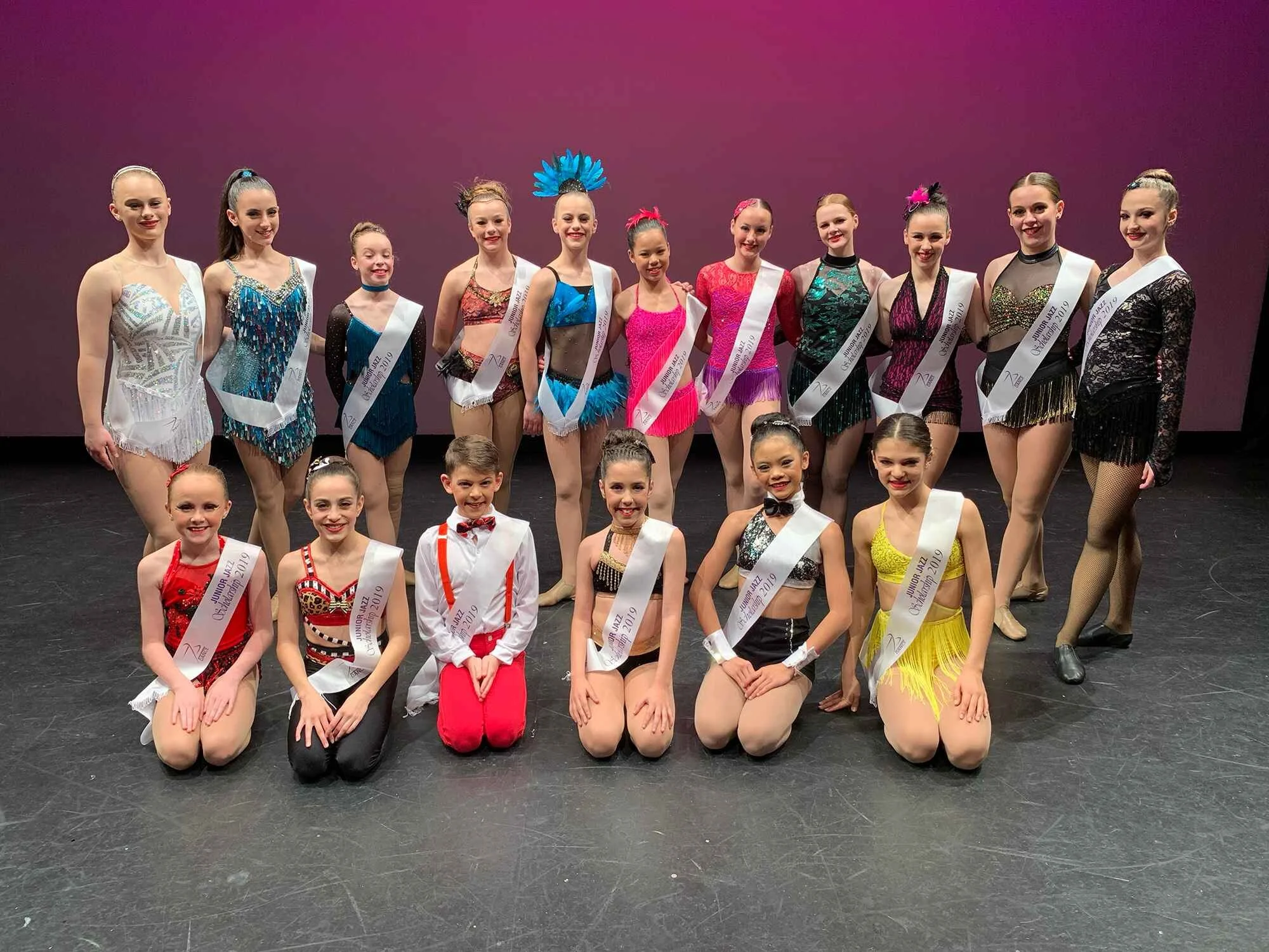 Junior jazz scholarship competitors