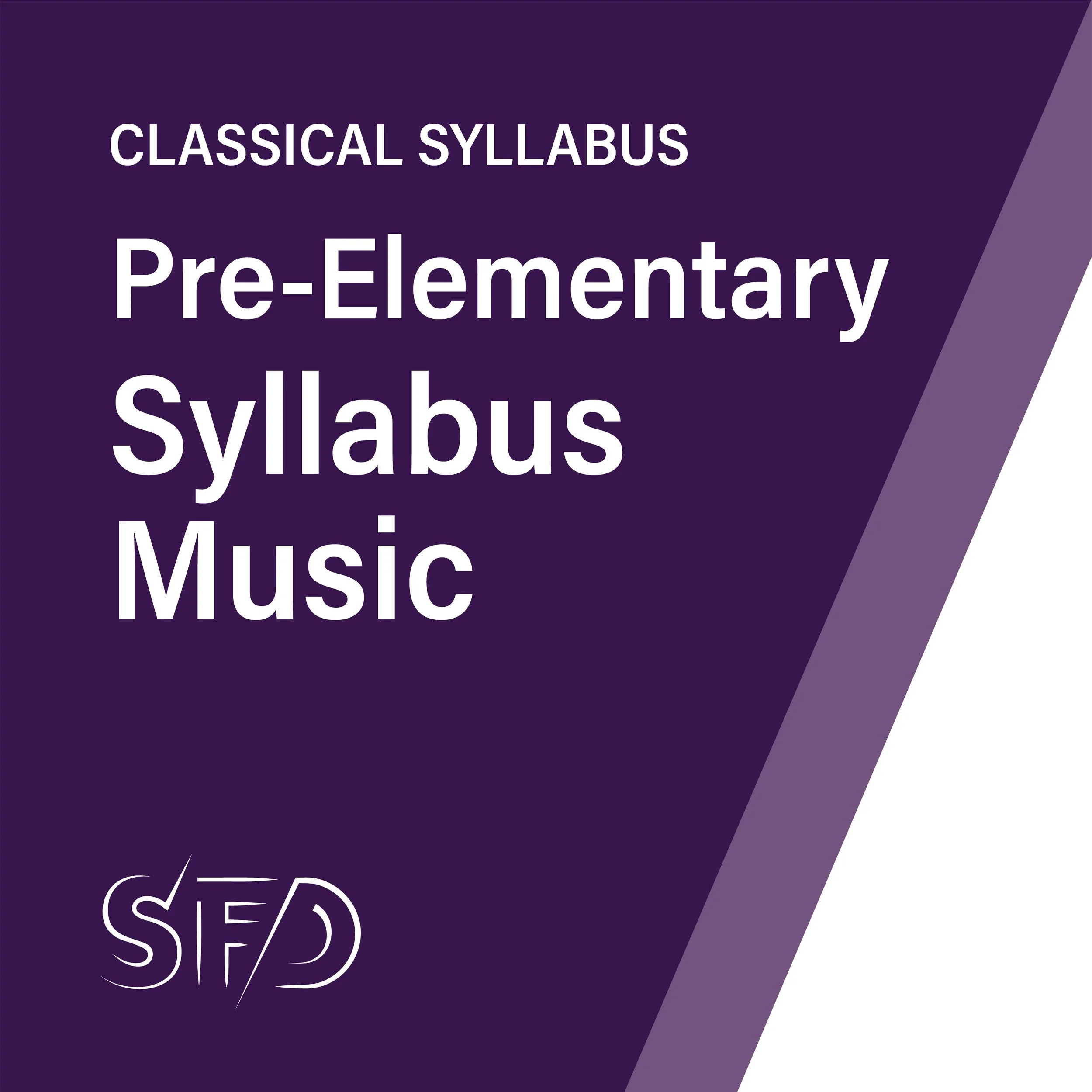 Classical Pre-Elementary - Syllabus Music
