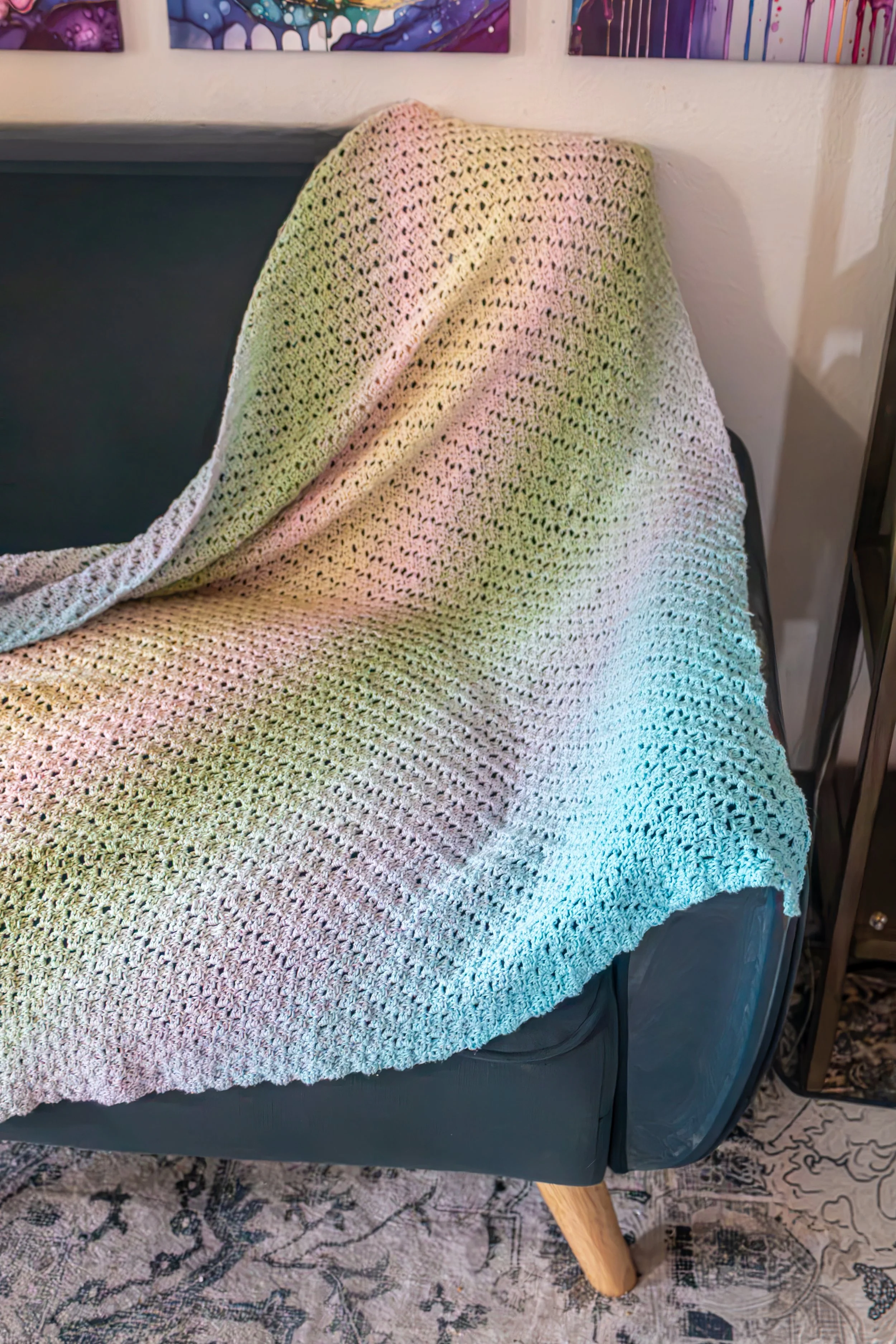 Ombre Baby Blanket