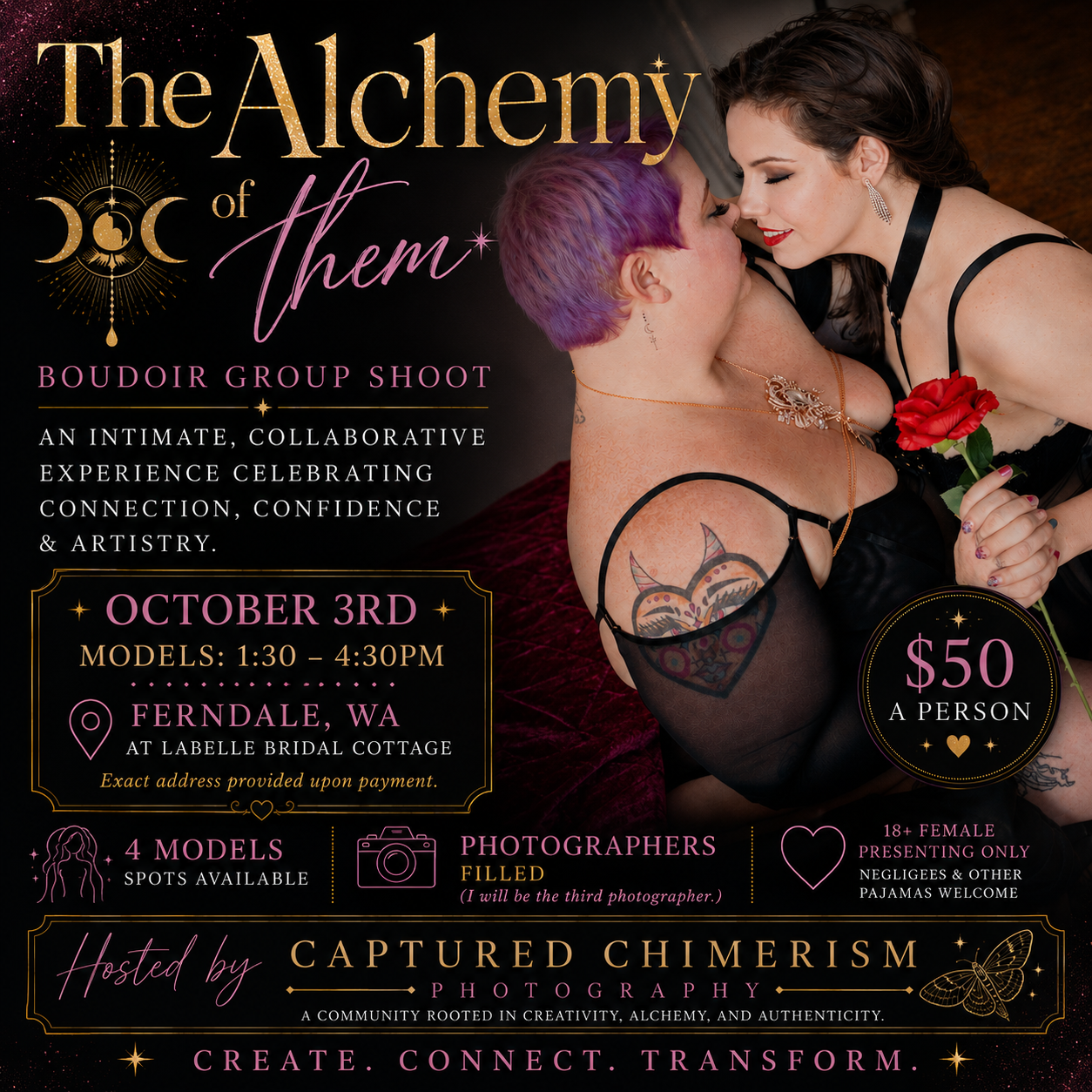 PHOTOG - The Alchemy of Them - Group Boudoir Photoshoot