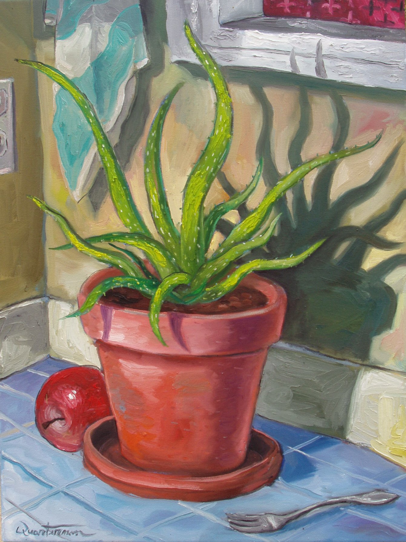 "House Plant"— Oil on canvas, 2006—SOLD