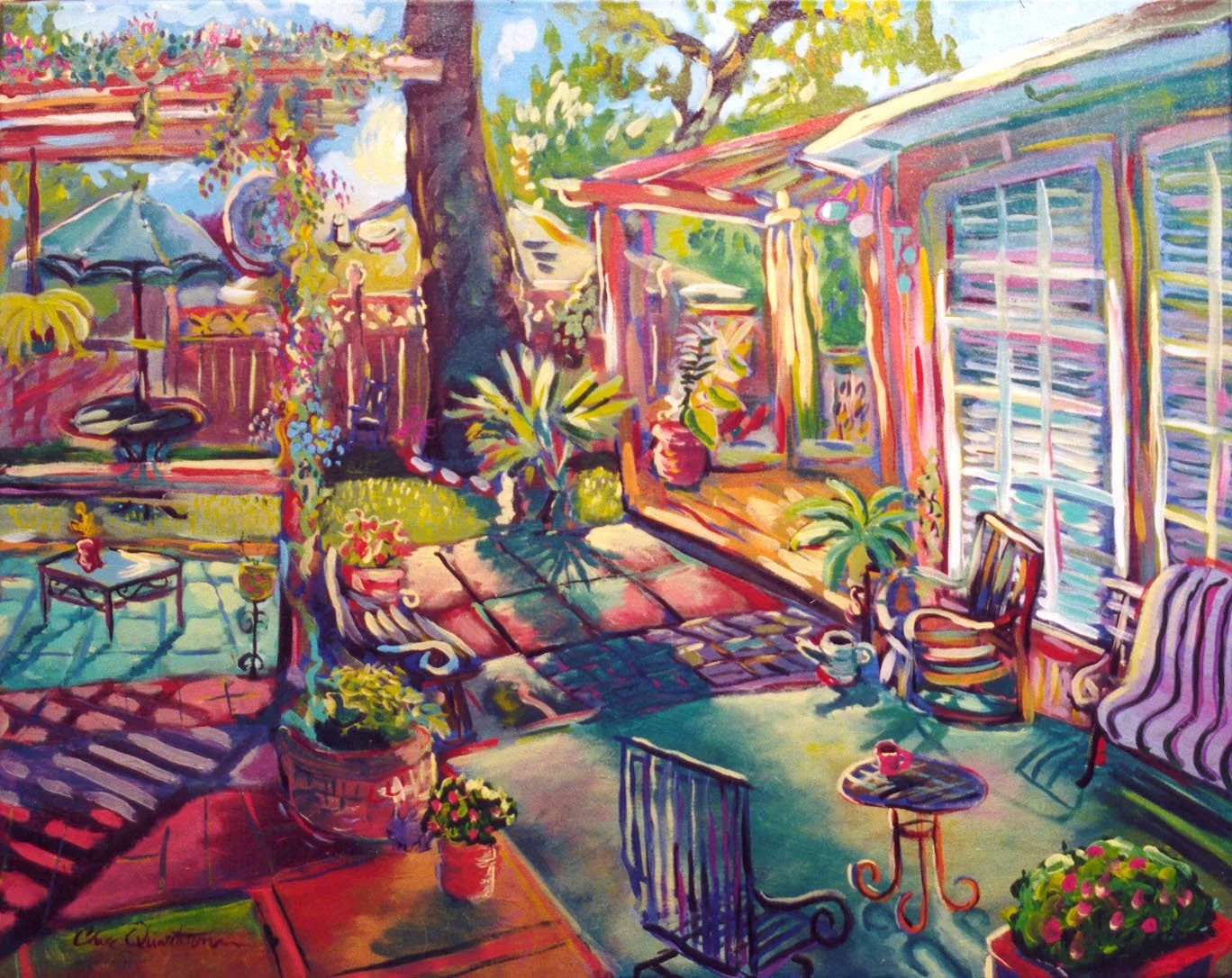 "Mosquito Heaven"— Acrylic on canvas, 2004—SOLD