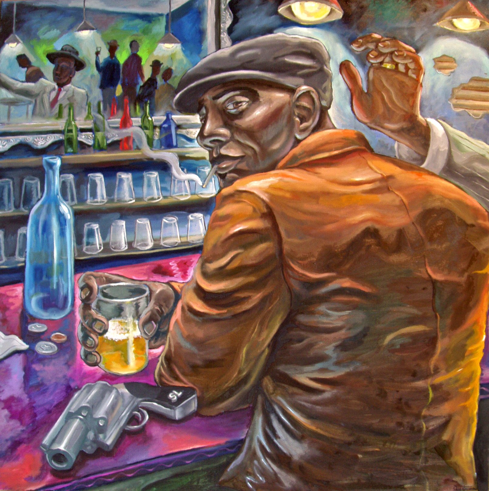 "Stagger Lee"— Oil on canvas, 2007—SOLD