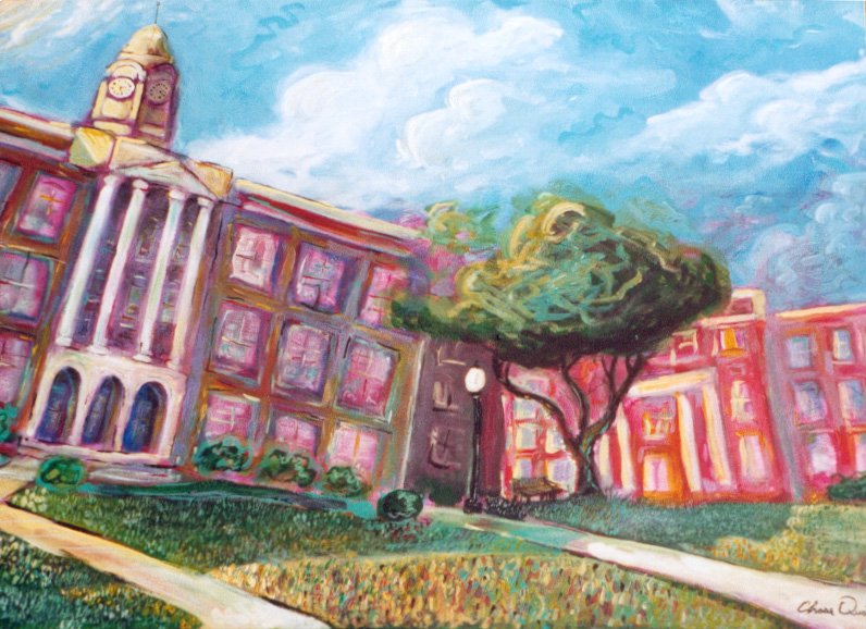 "Funky Nelson"— Acrylic on canvas, 2002—SOLD