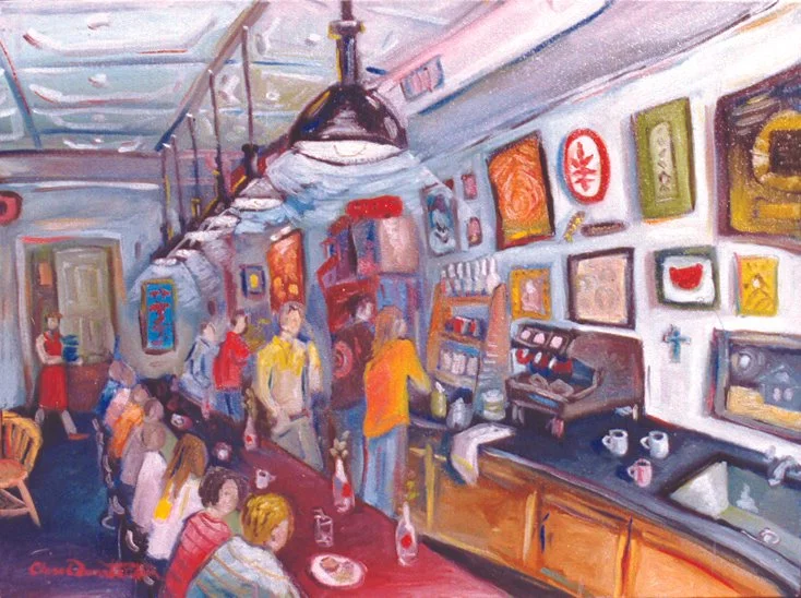 "Counter Service"— Oil on canvas, 2004—SOLD