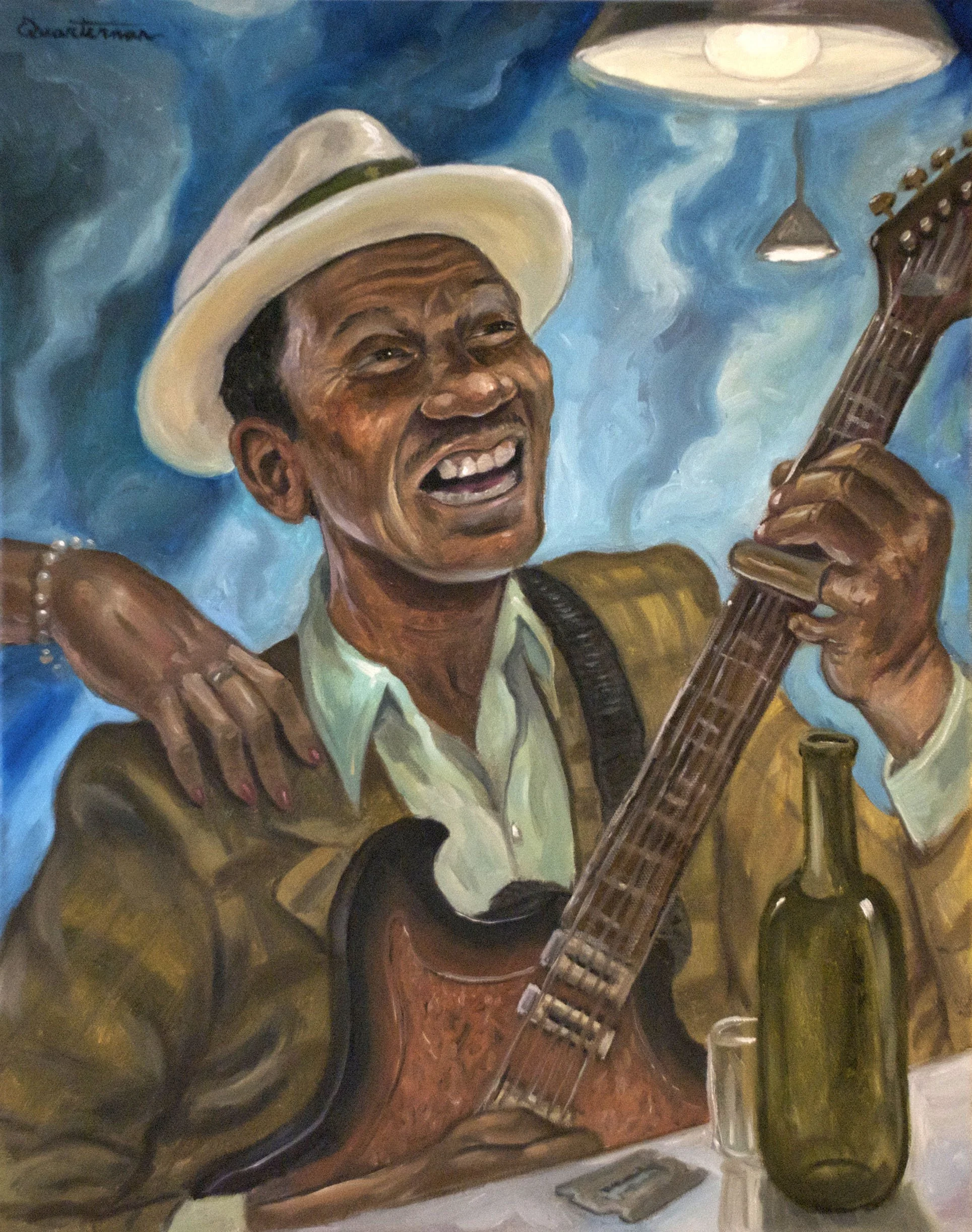 "Hound Dog Taylor"— Oil on canvas, 2010—SOLD
