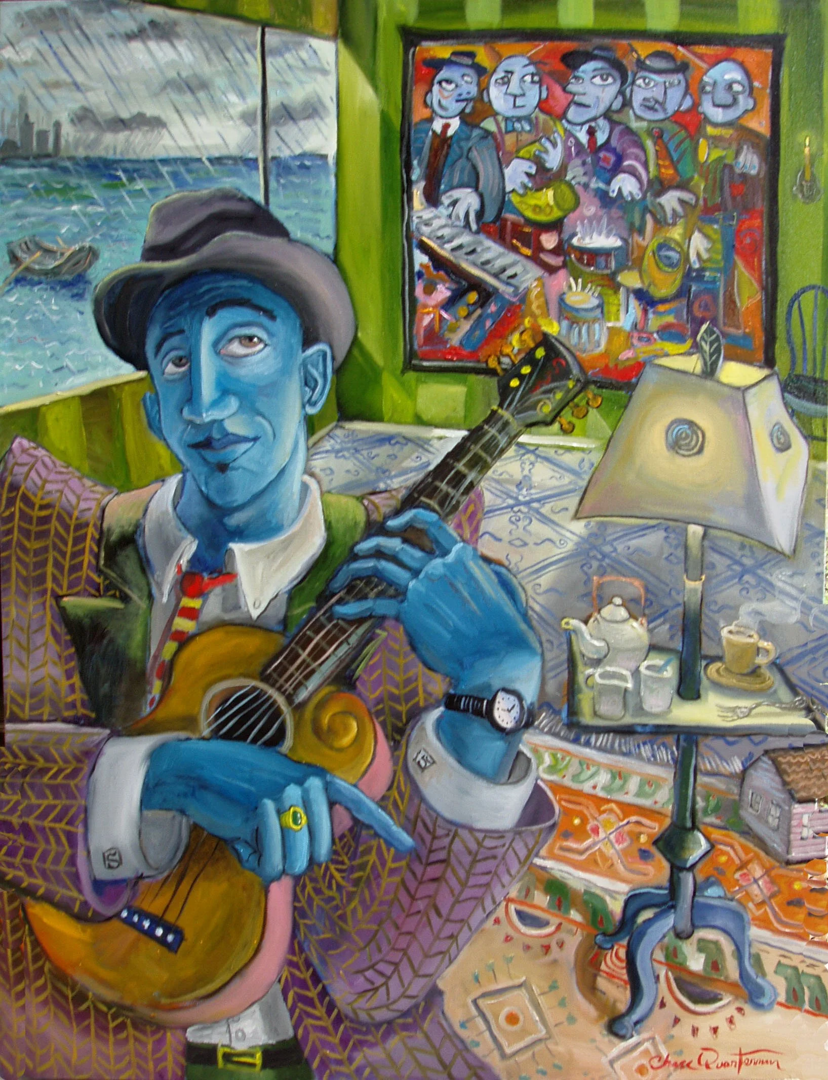 "Take Five"— Oil on canvas, 2005—SOLD