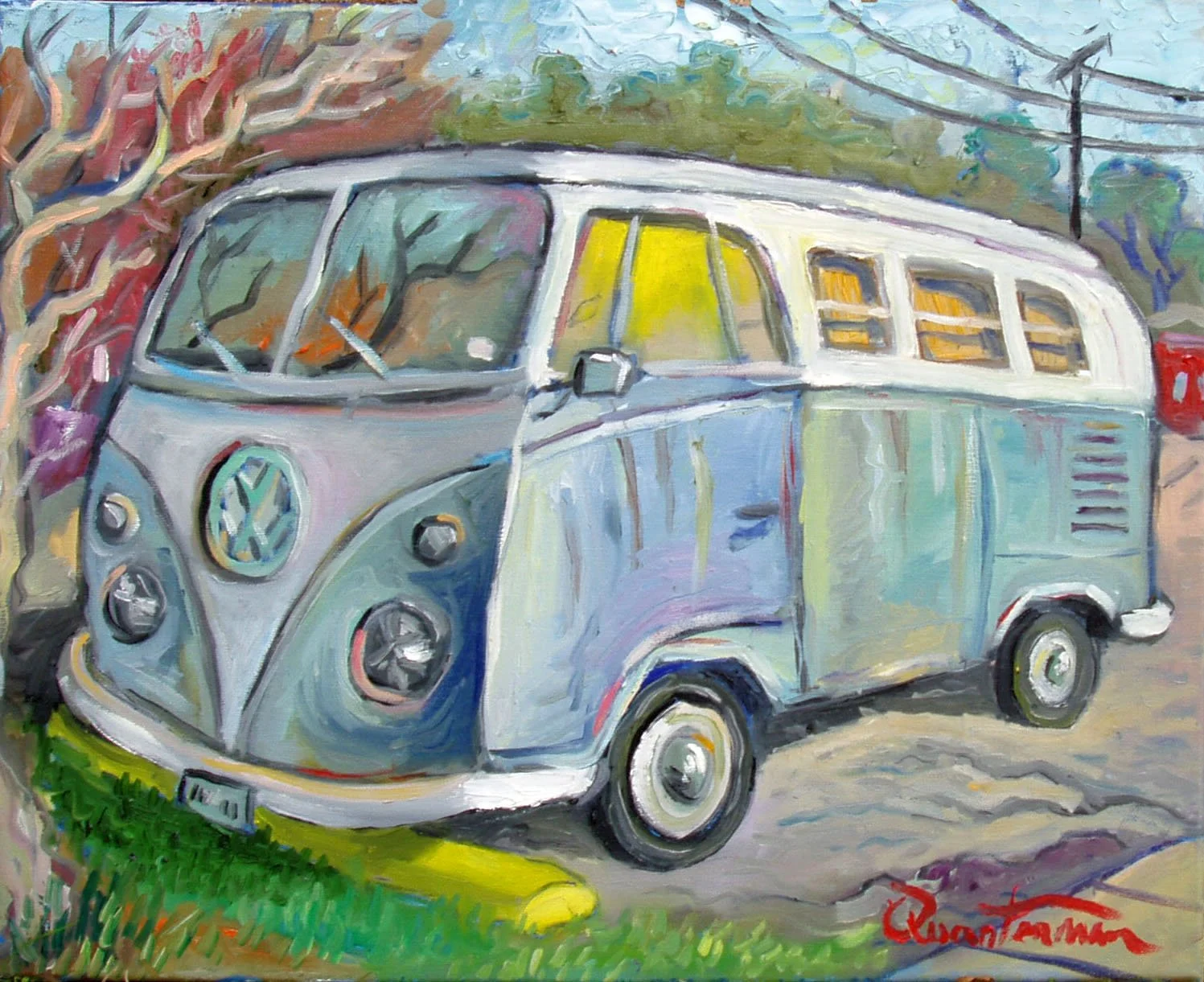 "Spektrum Wagen"— Oil on canvas, 2005—SOLD