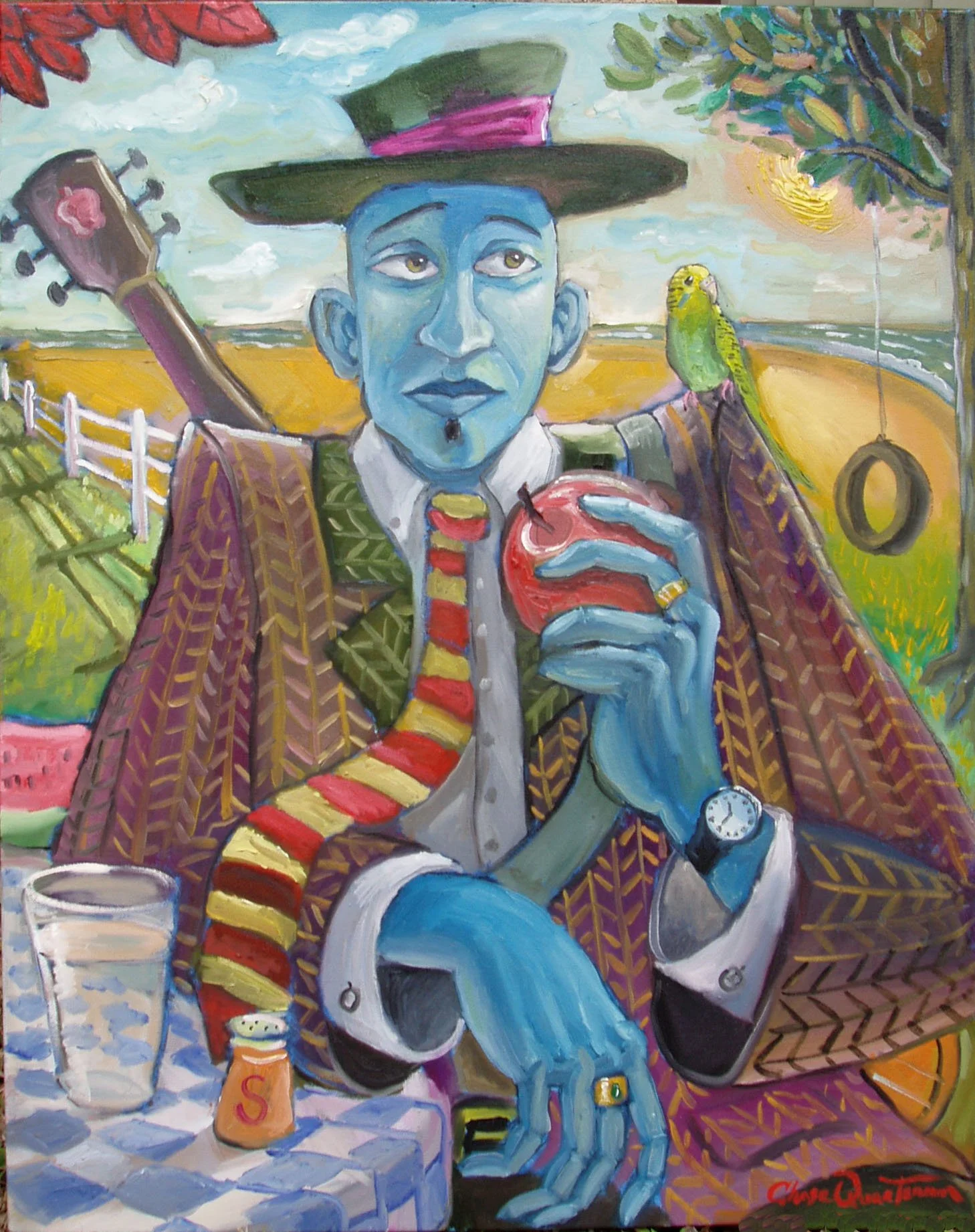 "Apple Jack"— Oil on canvas, 2005—SOLD