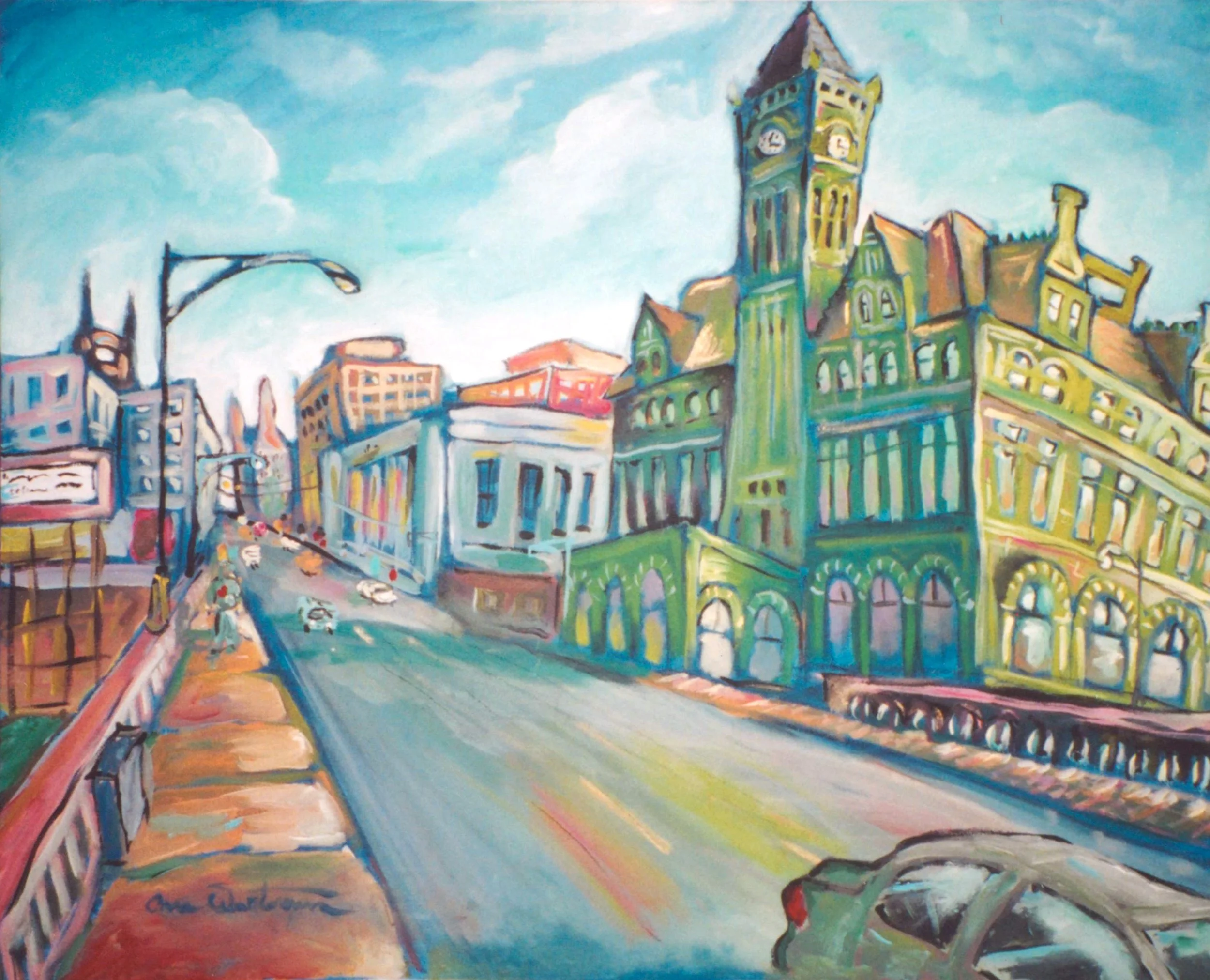 "Nashville"—Acrylic on canvas, 2003, SOLD