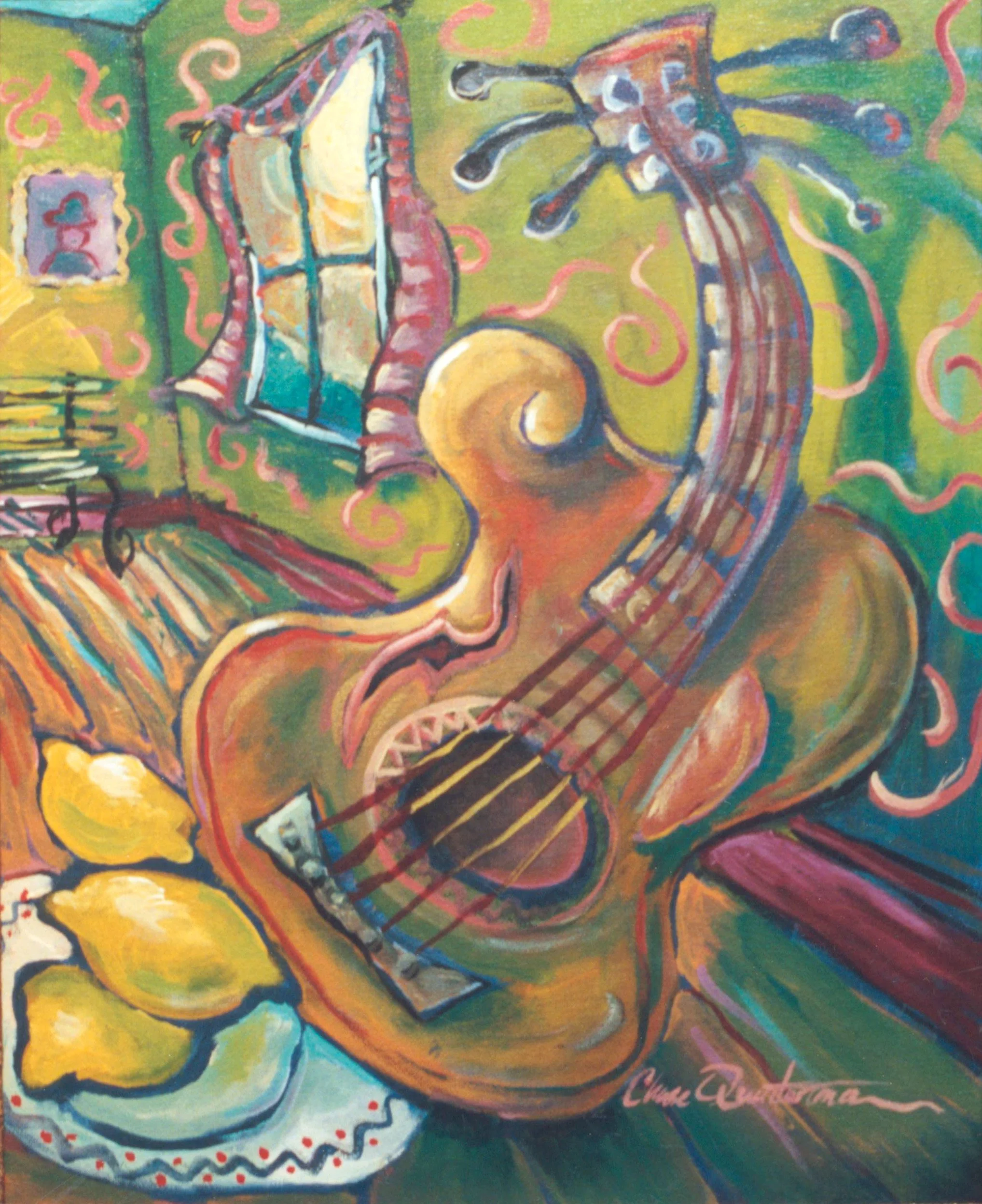 "Sour Notes"— Acrylic on canvas, 2004—SOLD