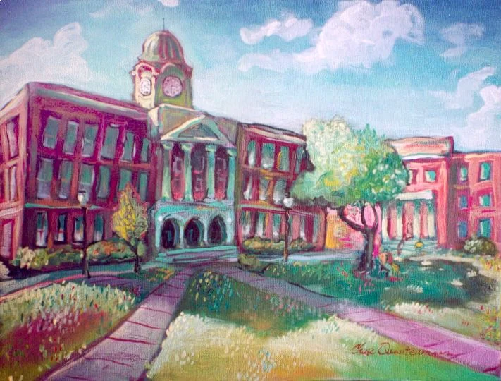 "Nelson's Shadow"— Acrylic on canvas, 2003—SOLD