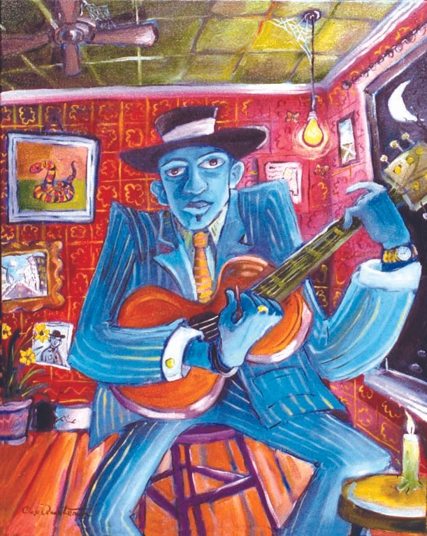 "Delta Myth Room"— Acrylic on canvas, 2004—SOLD