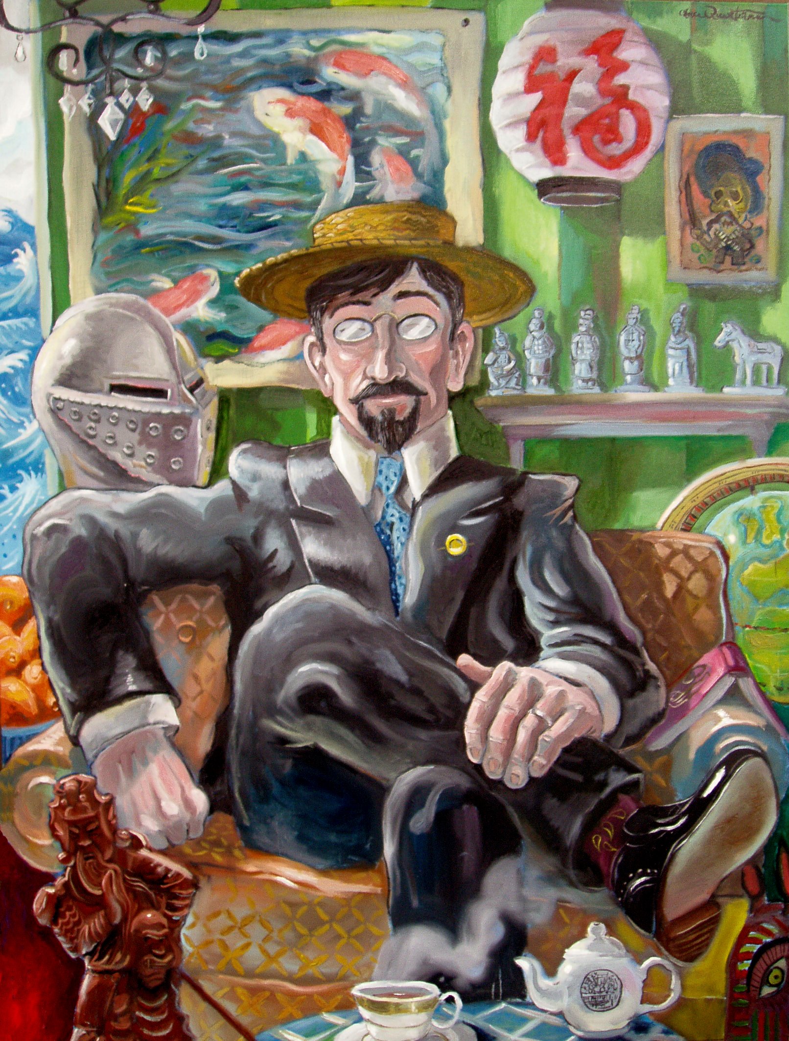 "Darjeeling"— Oil on canvas, 2005—SOLD