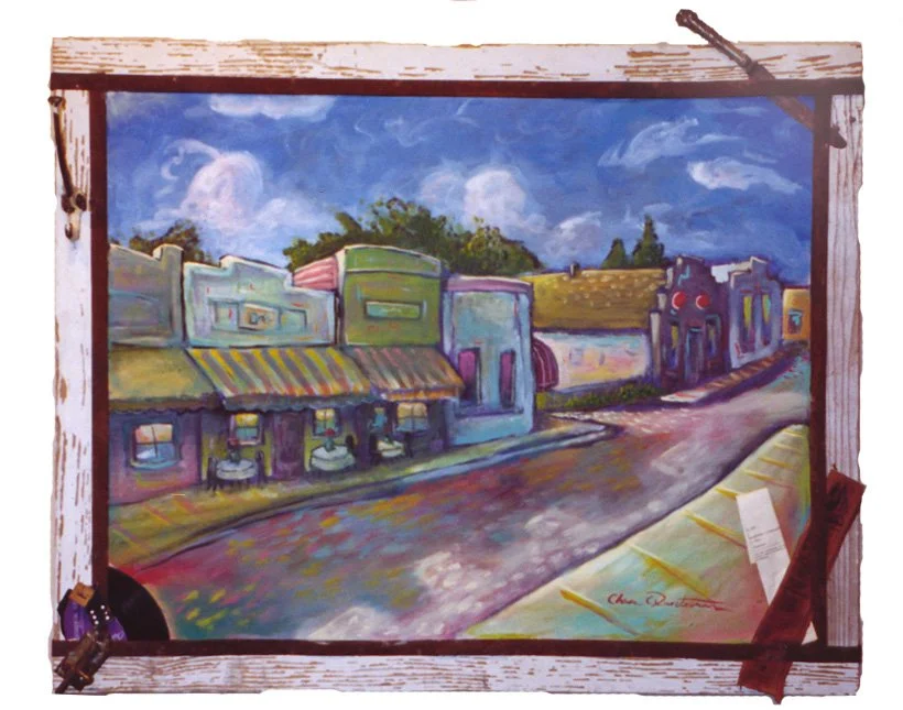 "Olde Gravity"— Acrylic on canvas, 2002—SOLD