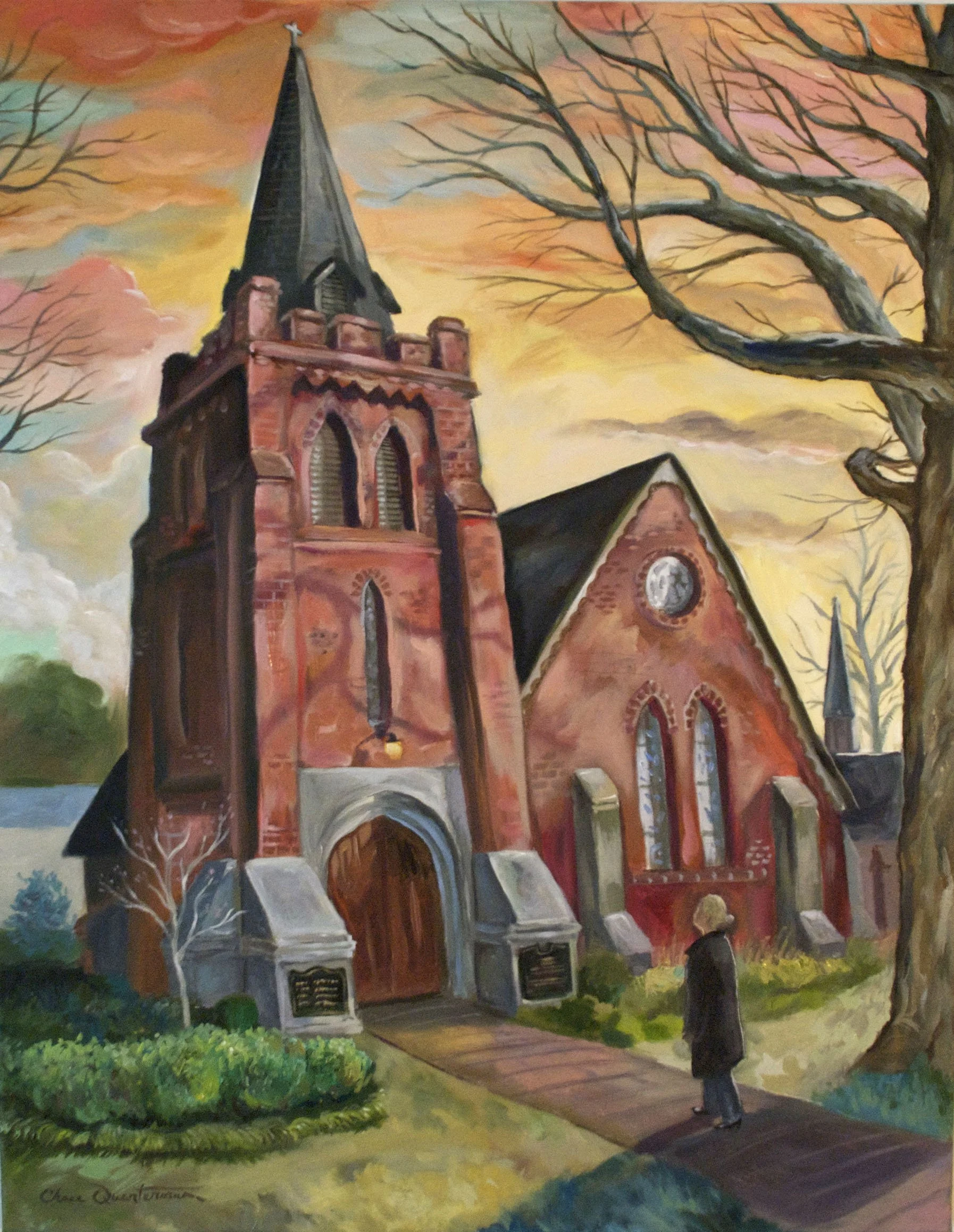 "St. Peter's"— Oil on canvas, 2010—SOLD