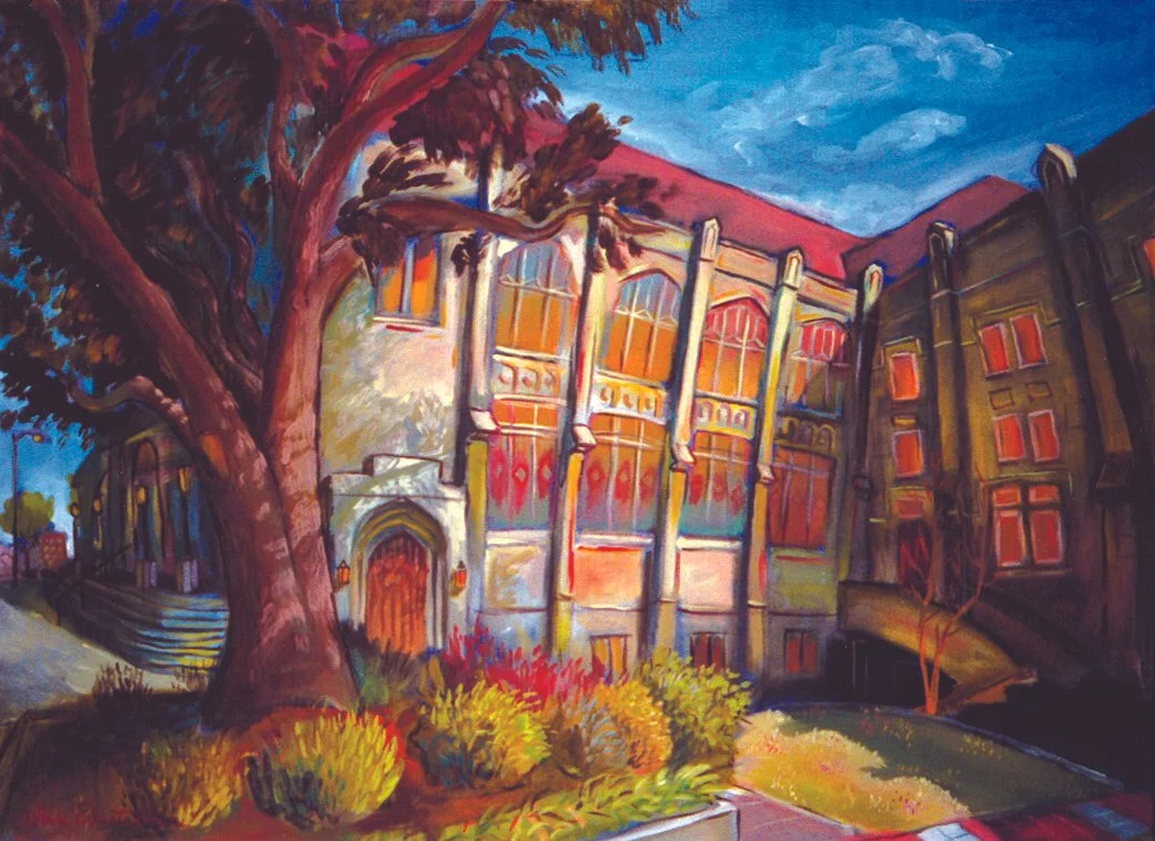 "Walking in Light"— Oil on canvas, 2004—SOLD