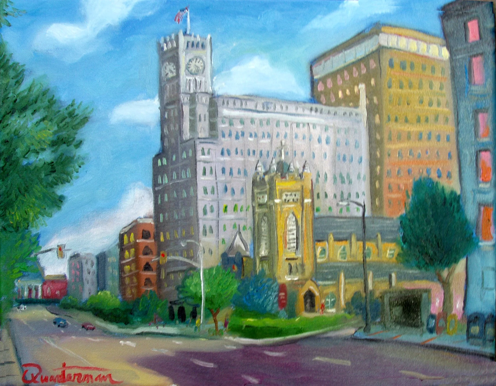 "Lamar"— Oil on canvas, 2005—SOLD