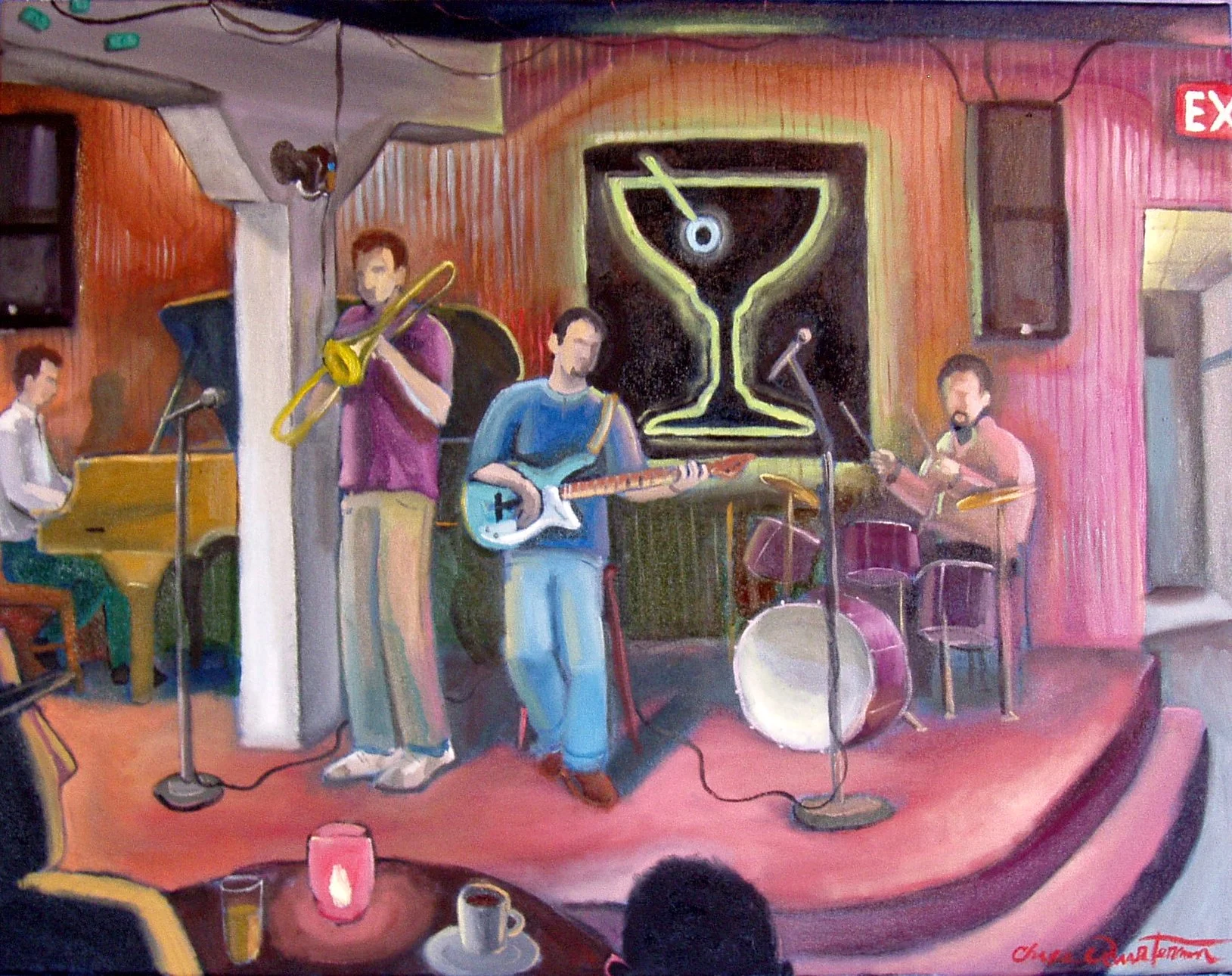 "Elephant Room"— Oil on canvas, 2006—SOLD