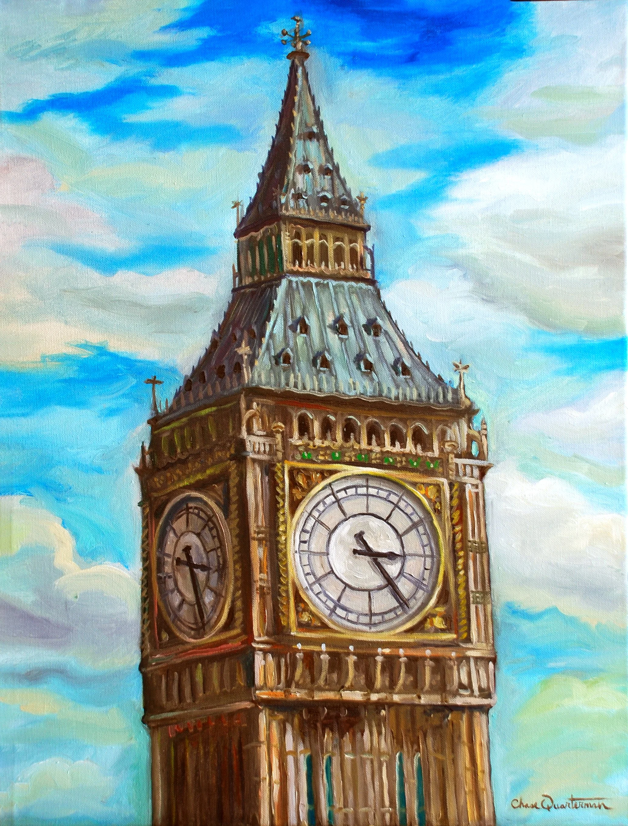 "Big Ben"— Oil on canvas, 2011—SOLD