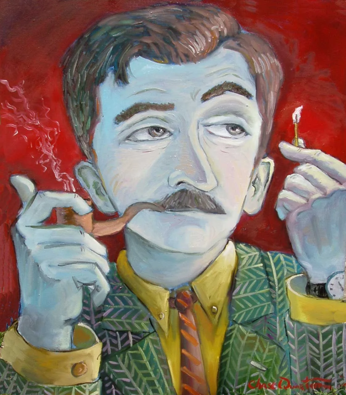 "Literary"— Oil on canvas, 2004—SOLD