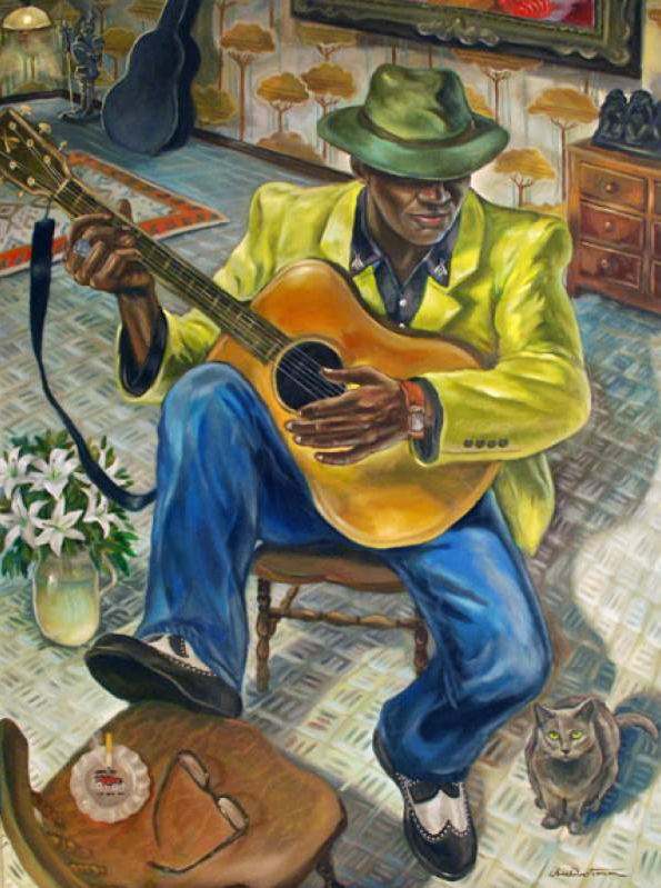 "Yellow Jacket"— Oil on canvas, 2015—SOLD