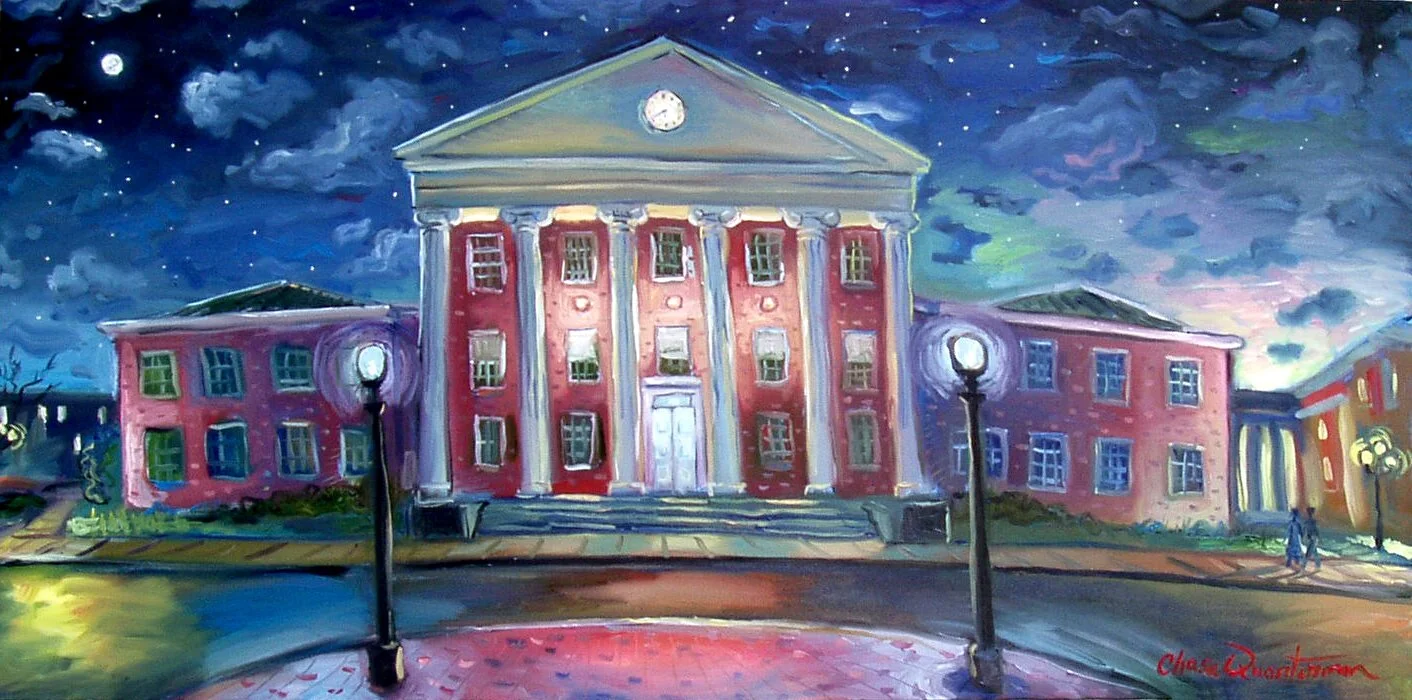 "Moon and Dusk"— Oil on canvas, 2004—SOLD