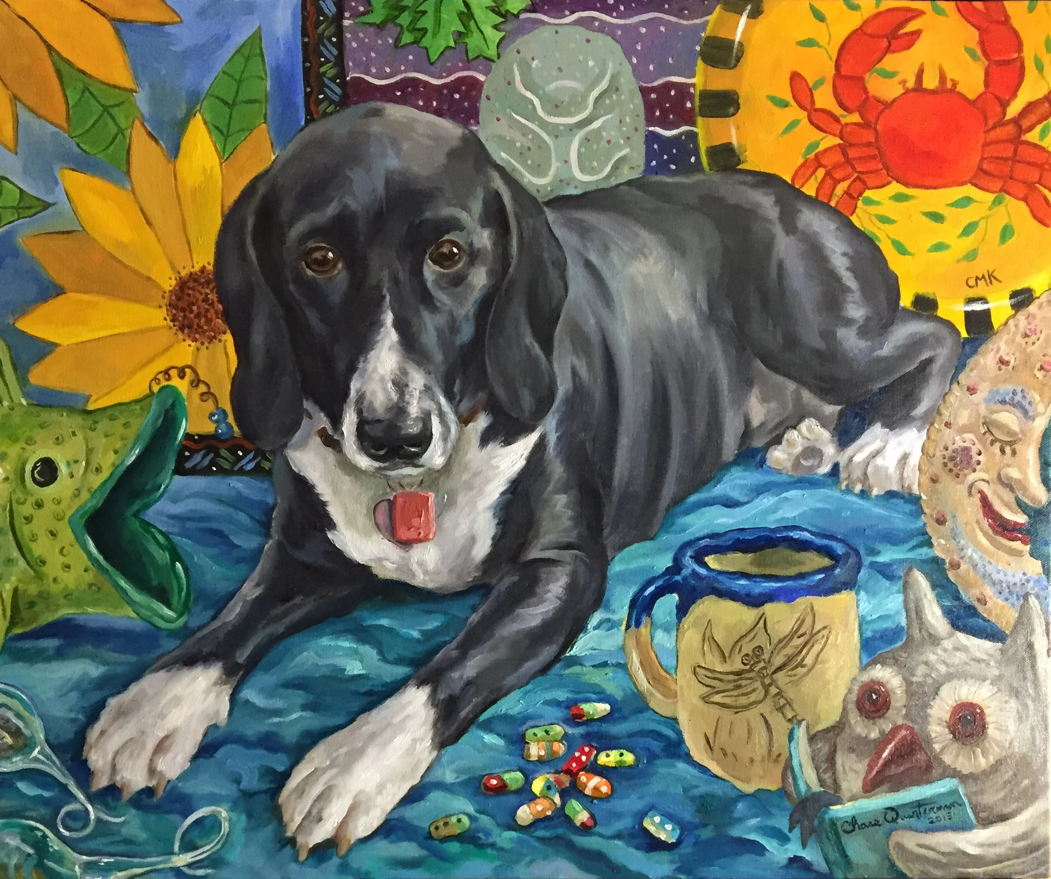 "Puck"— Oil on canvas, 2015—SOLD