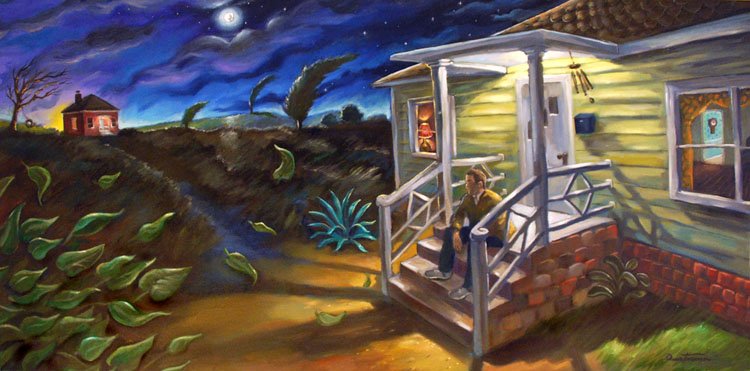 "Portch Lite"— Oil on panel, 2006—SOLD