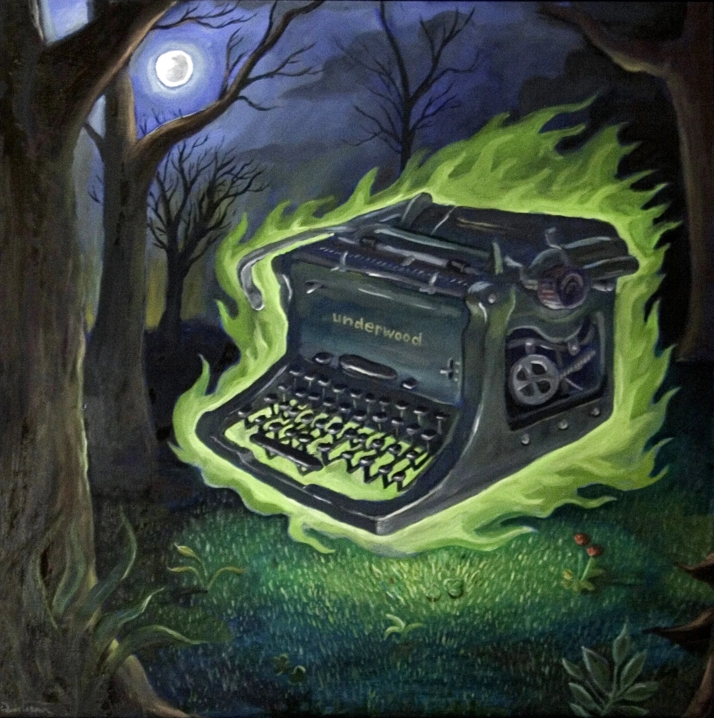 "Banshee"— Oil on panel, 2007—SOLD