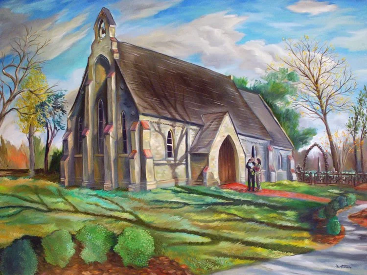 "The Chapel of the Cross"— Oil on canvas, 2008—SOLD