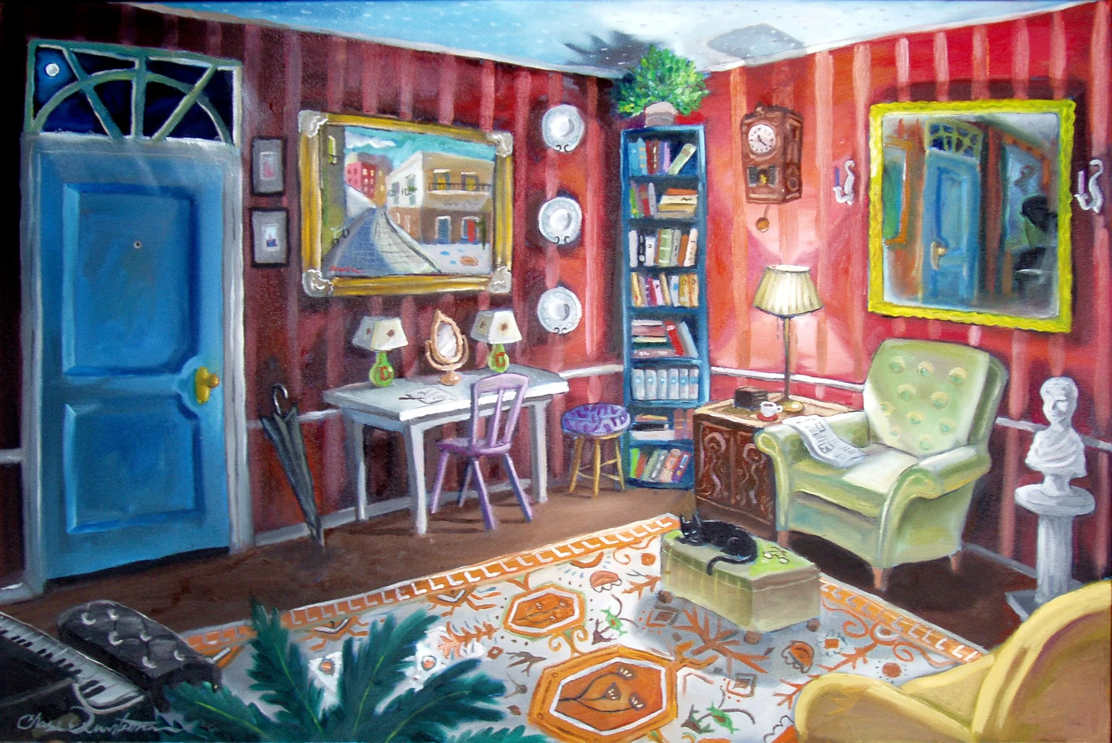 "Nightlight"— Oil on canvas, 2005—SOLD