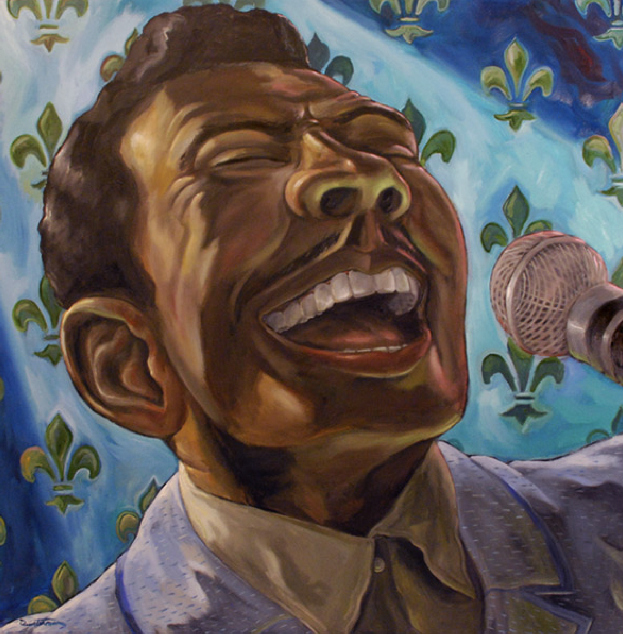 "Fleur-de-lis"— Oil on canvas, 2006—SOLD