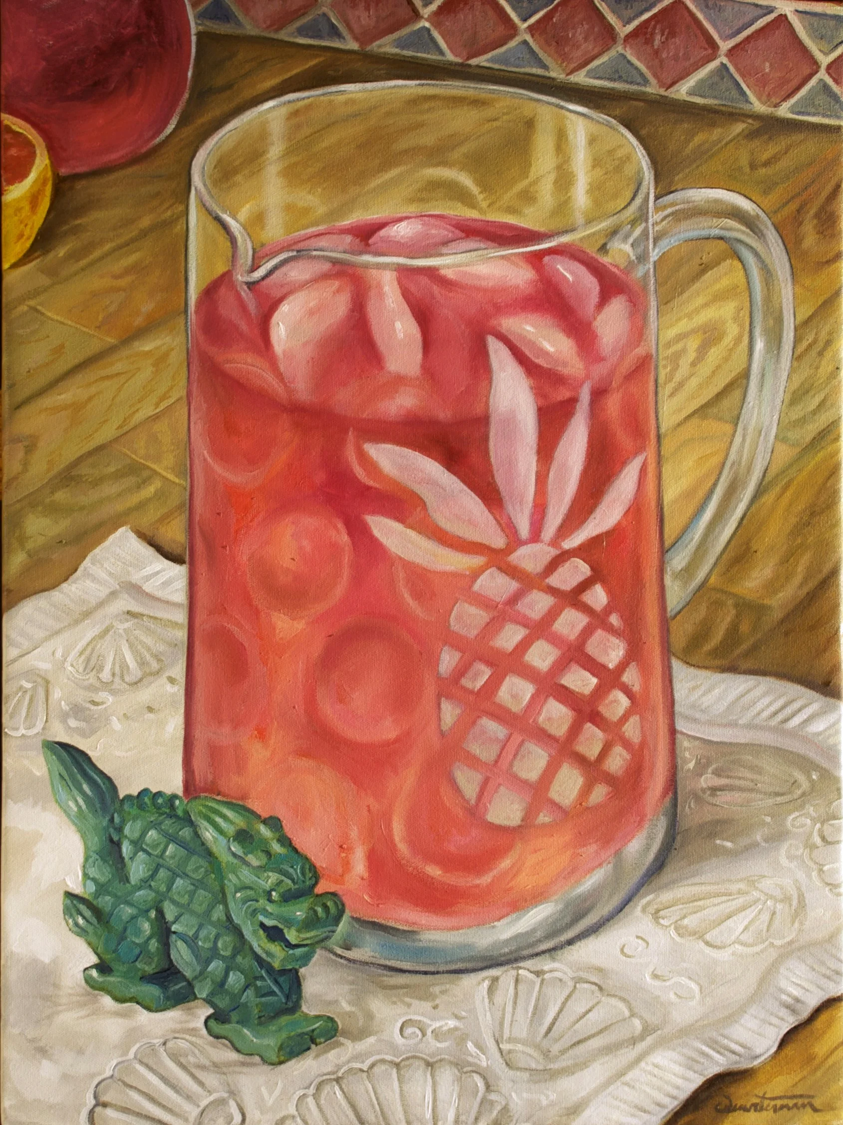 "Dragon Punch"— Oil on canvas, 2009—SOLD