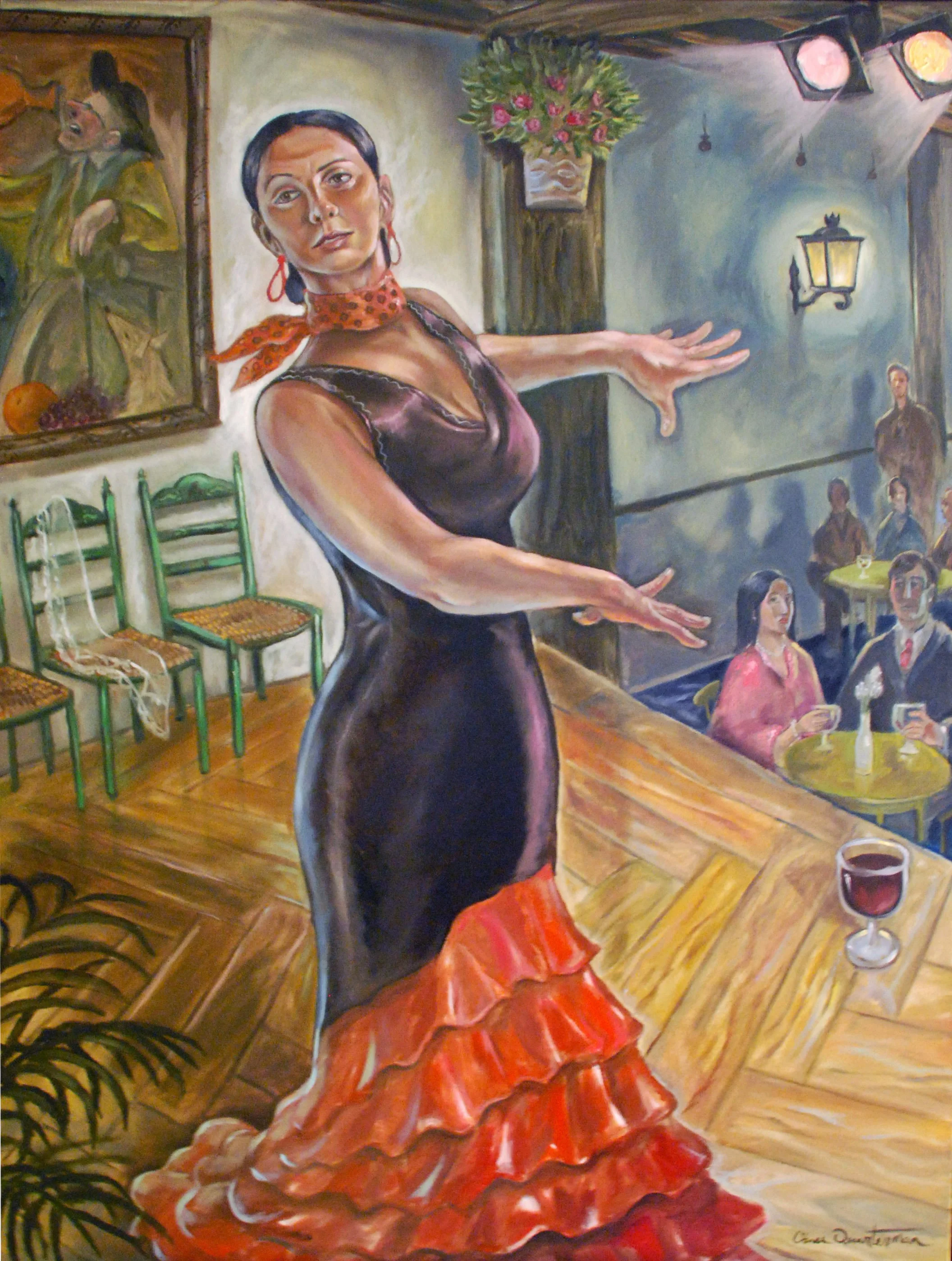 "Sangria"— Oil on canvas, 2010—SOLD
