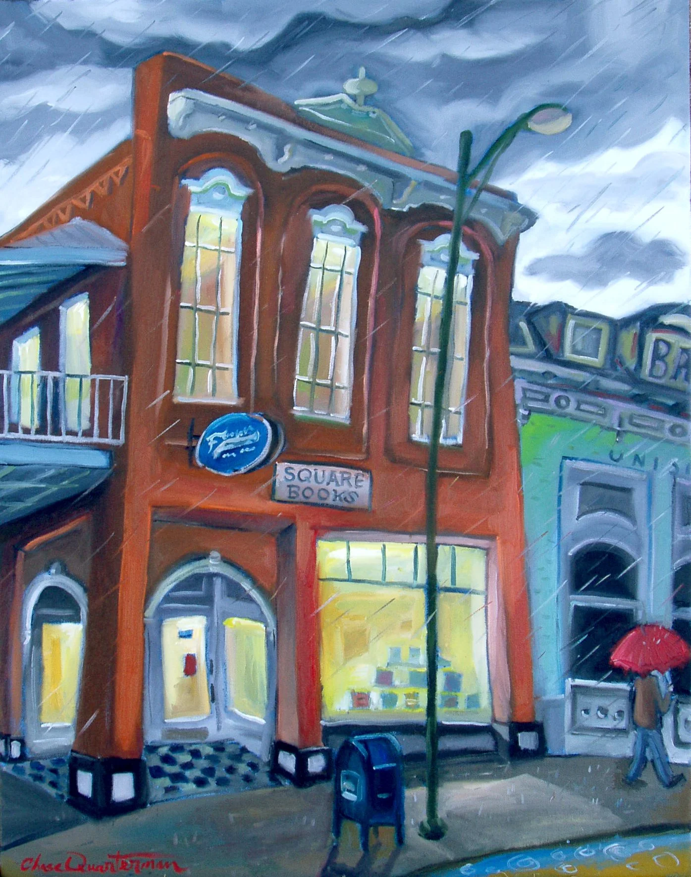 "Reading Weather"— Oil on canvas, 2007—SOLD