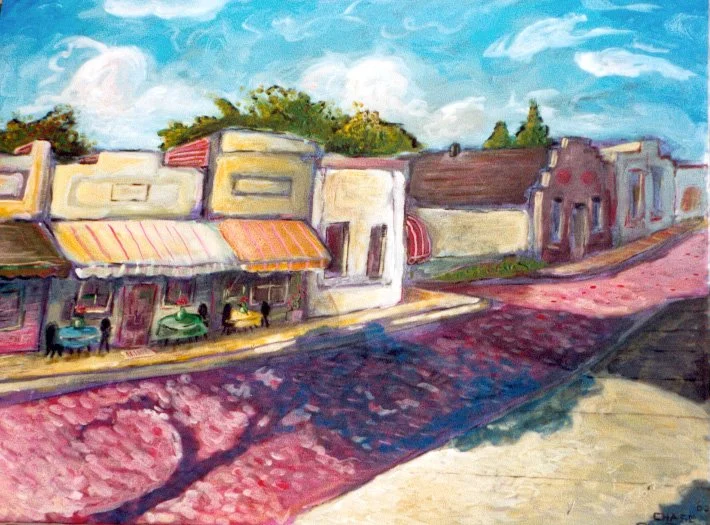 "Gravity"— Acrylic on canvas, 2002—SOLD