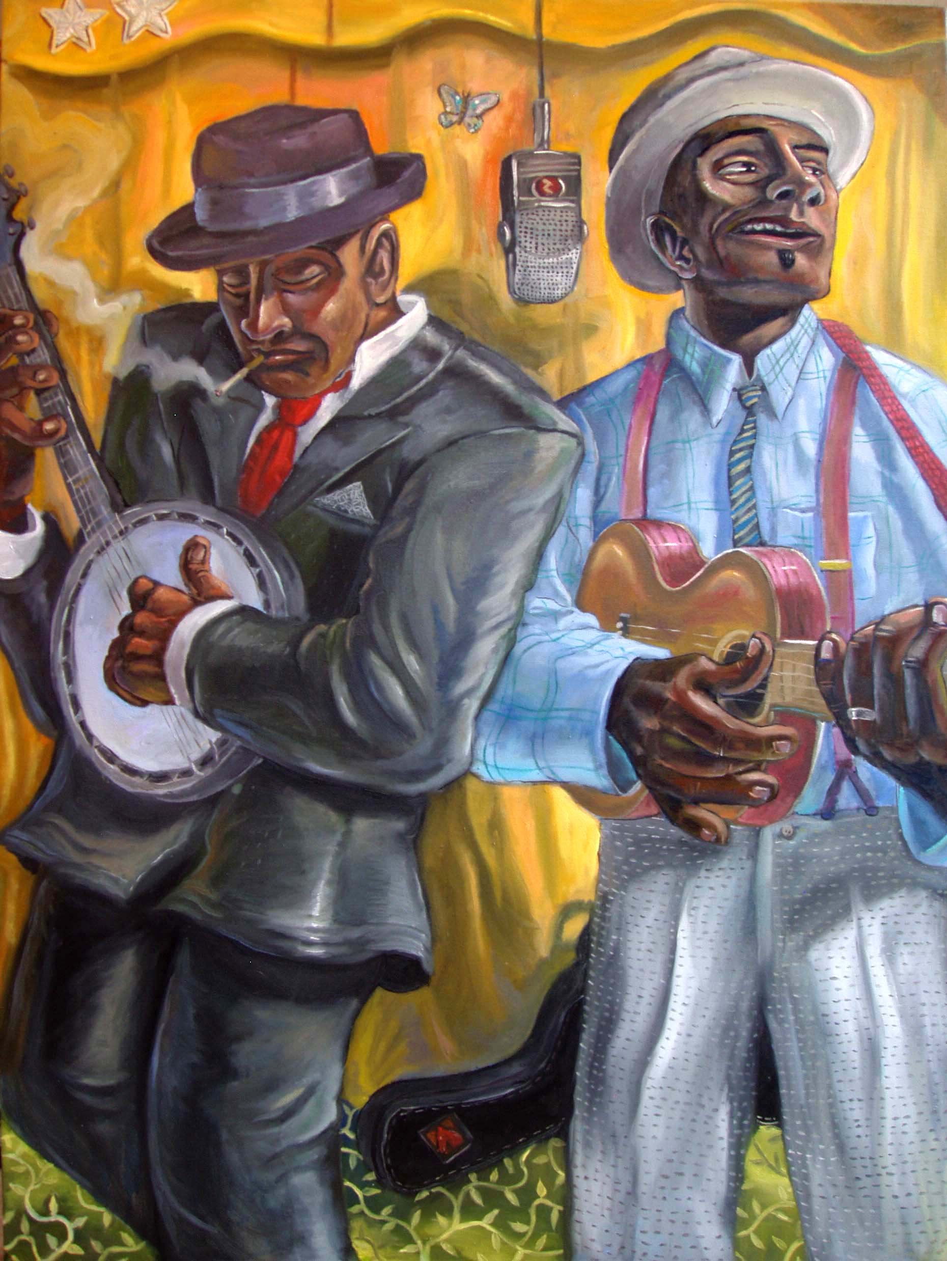 "Castor and Pollux"—Oil on canvas, 2007— SOLD