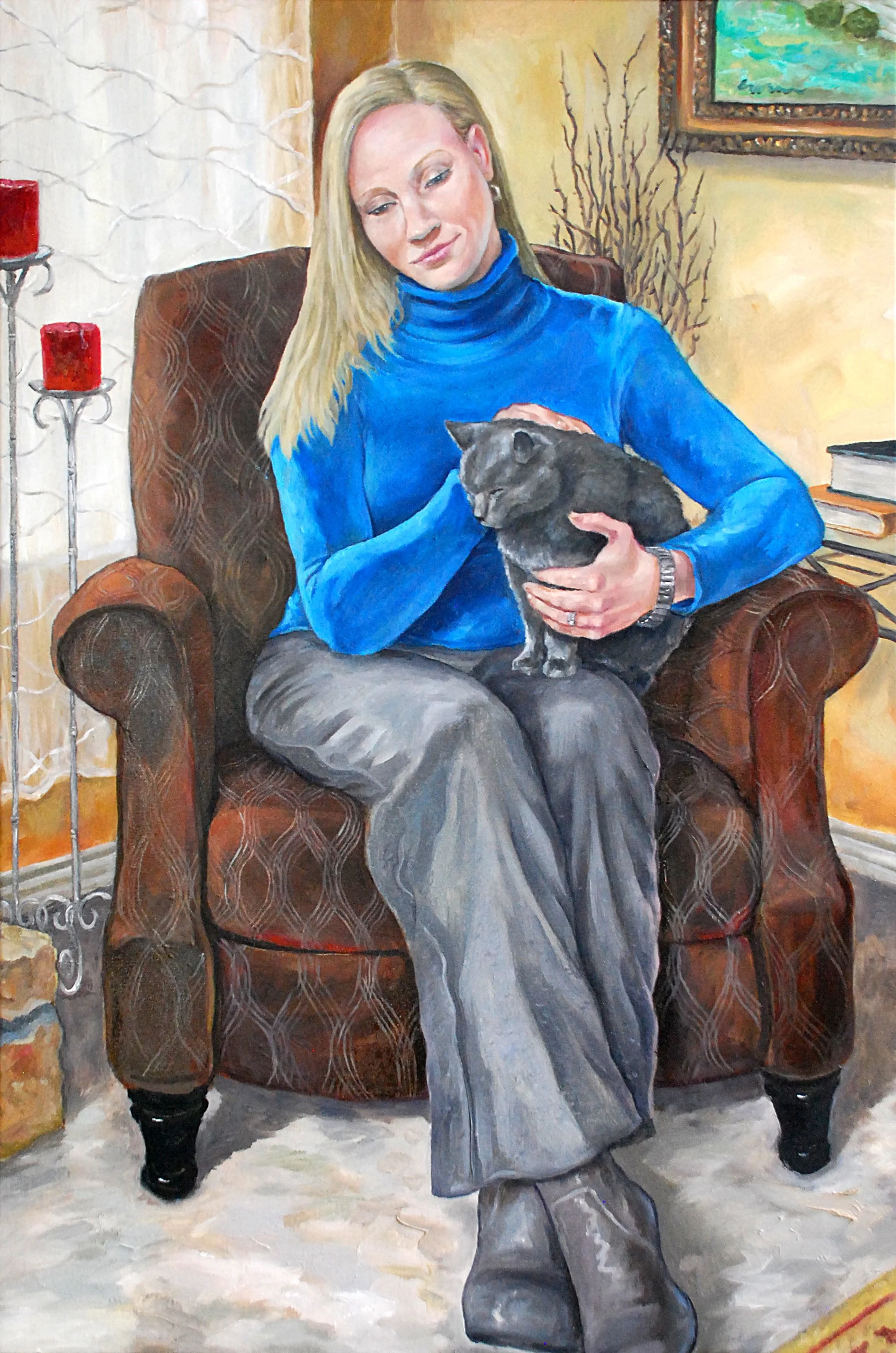 "Bonnie"—Oil on canvas, 24"x36"—NFS