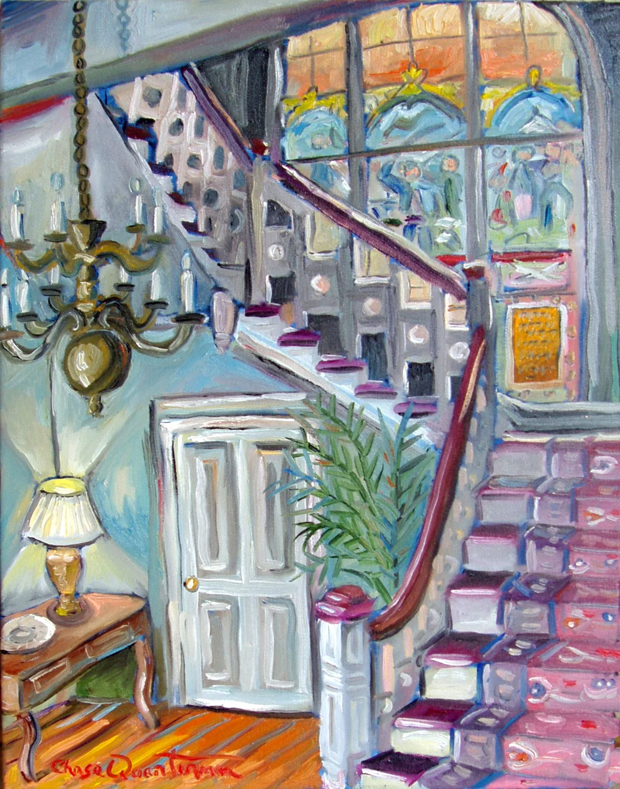 "Soldier Upstairs"—Oil on canvas, 2005, SOLD