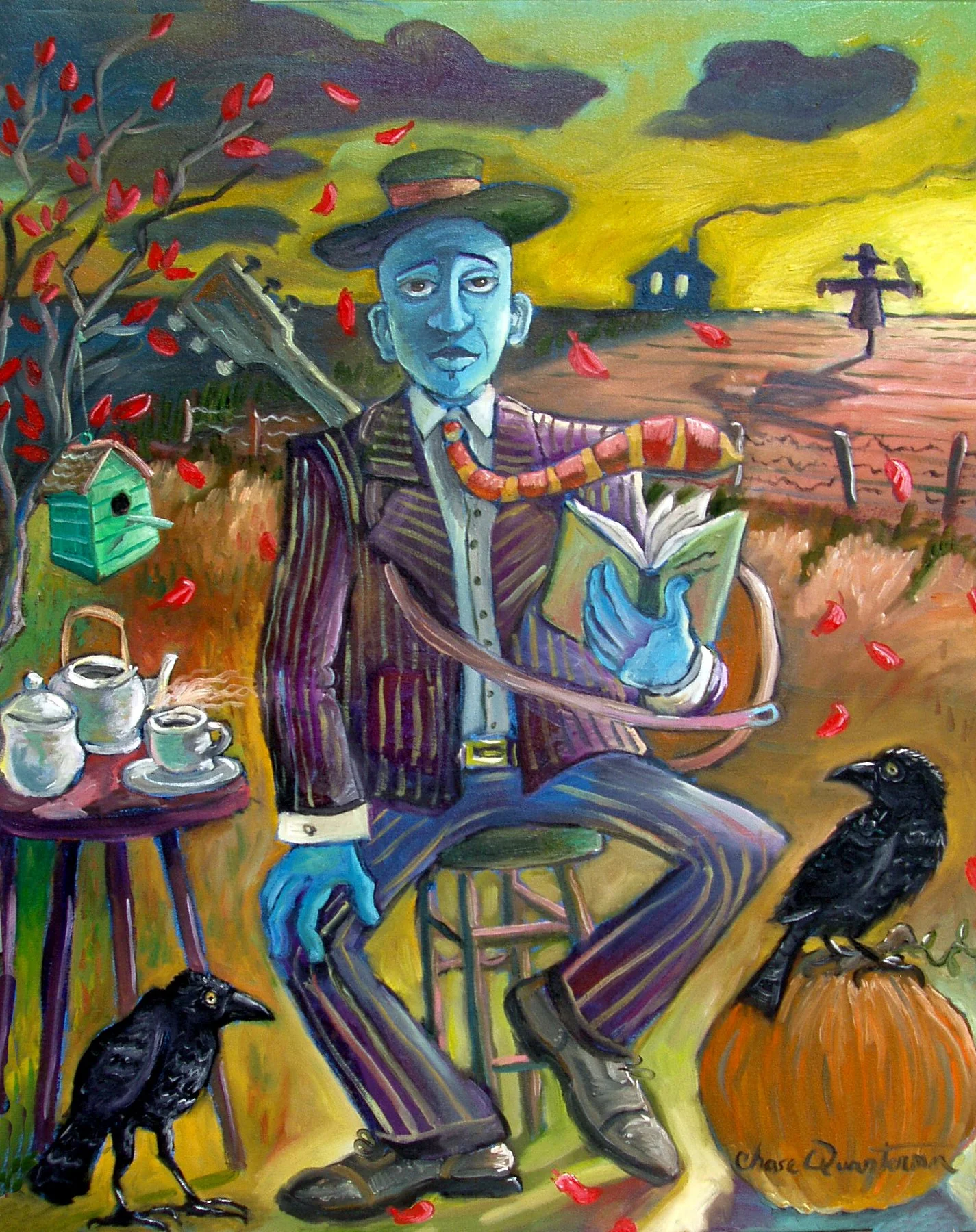 "Sudden Gust— Oil on canvas, 2005—SOLD