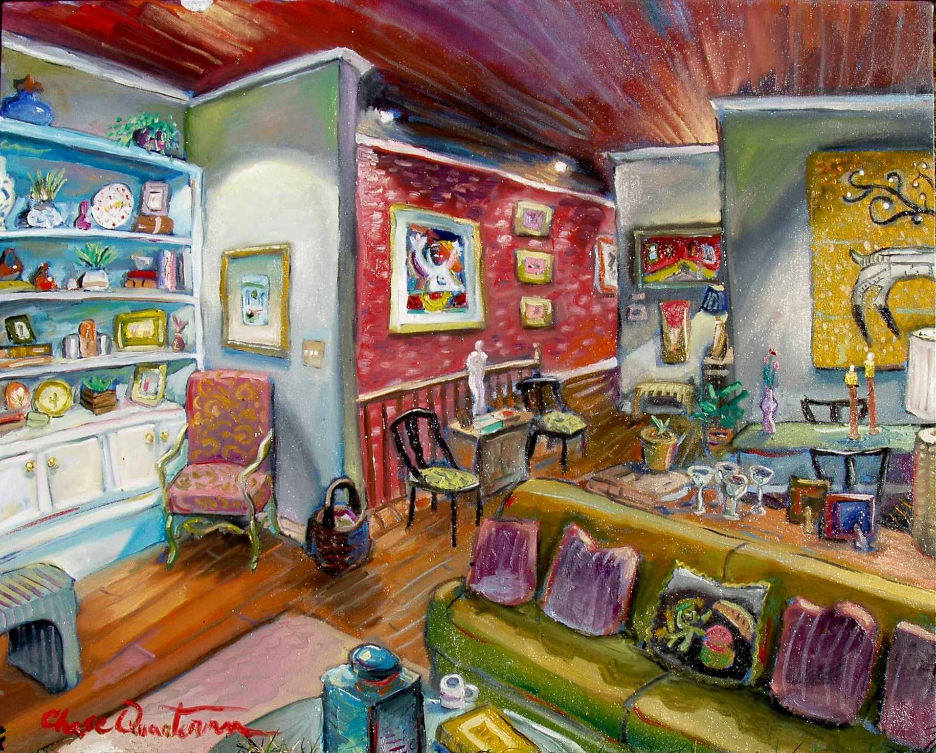 "The Hunters"— Oil on canvas, 2004—SOLD