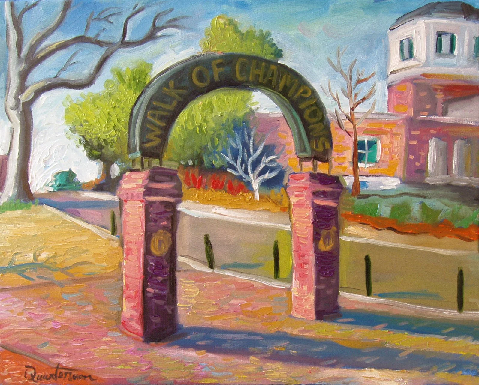 "Walk of Champions"— Oil on canvas, 2006—SOLD