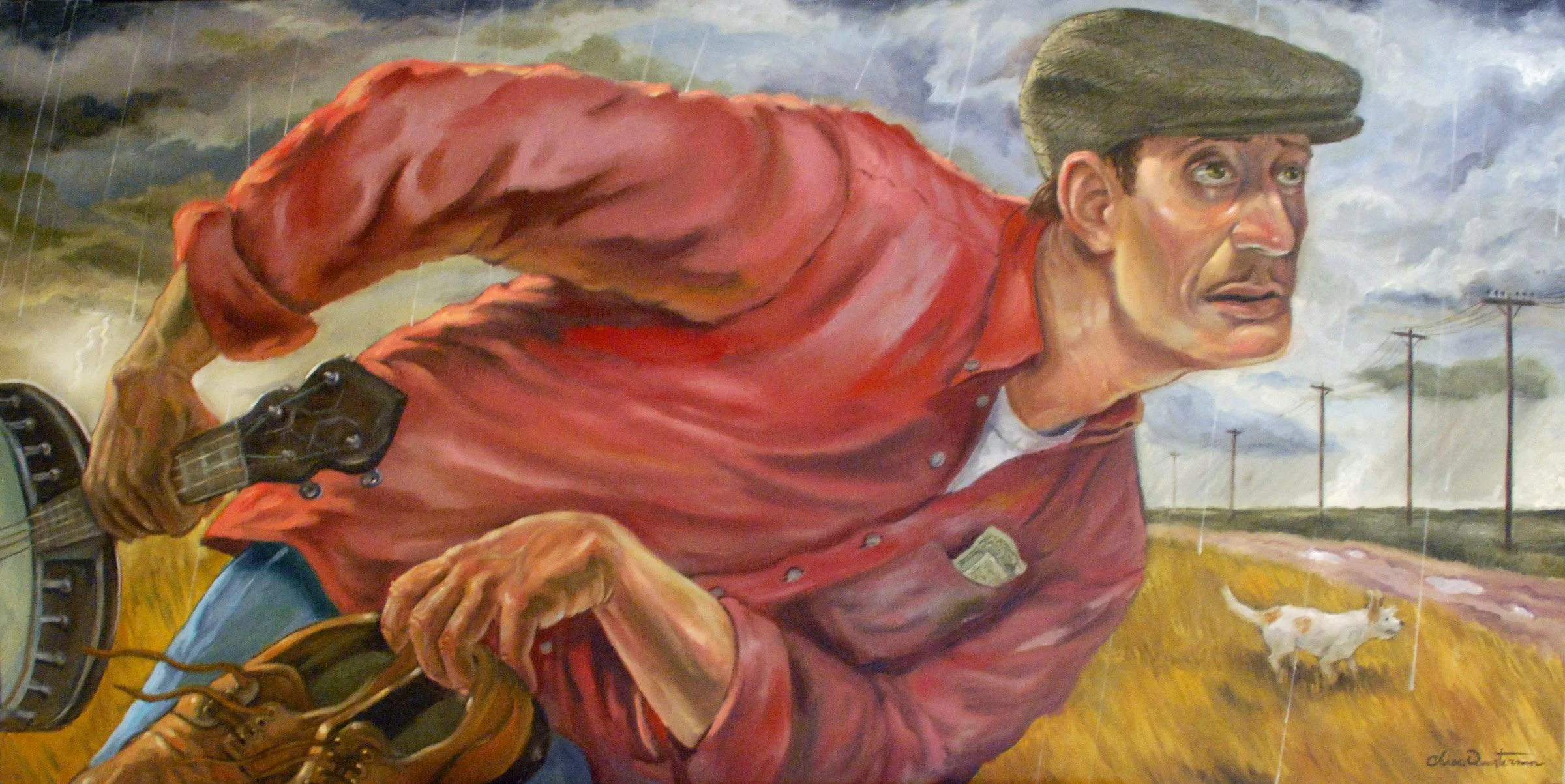 "Thunder Clap"— Oil on canvas, 2009—SOLD