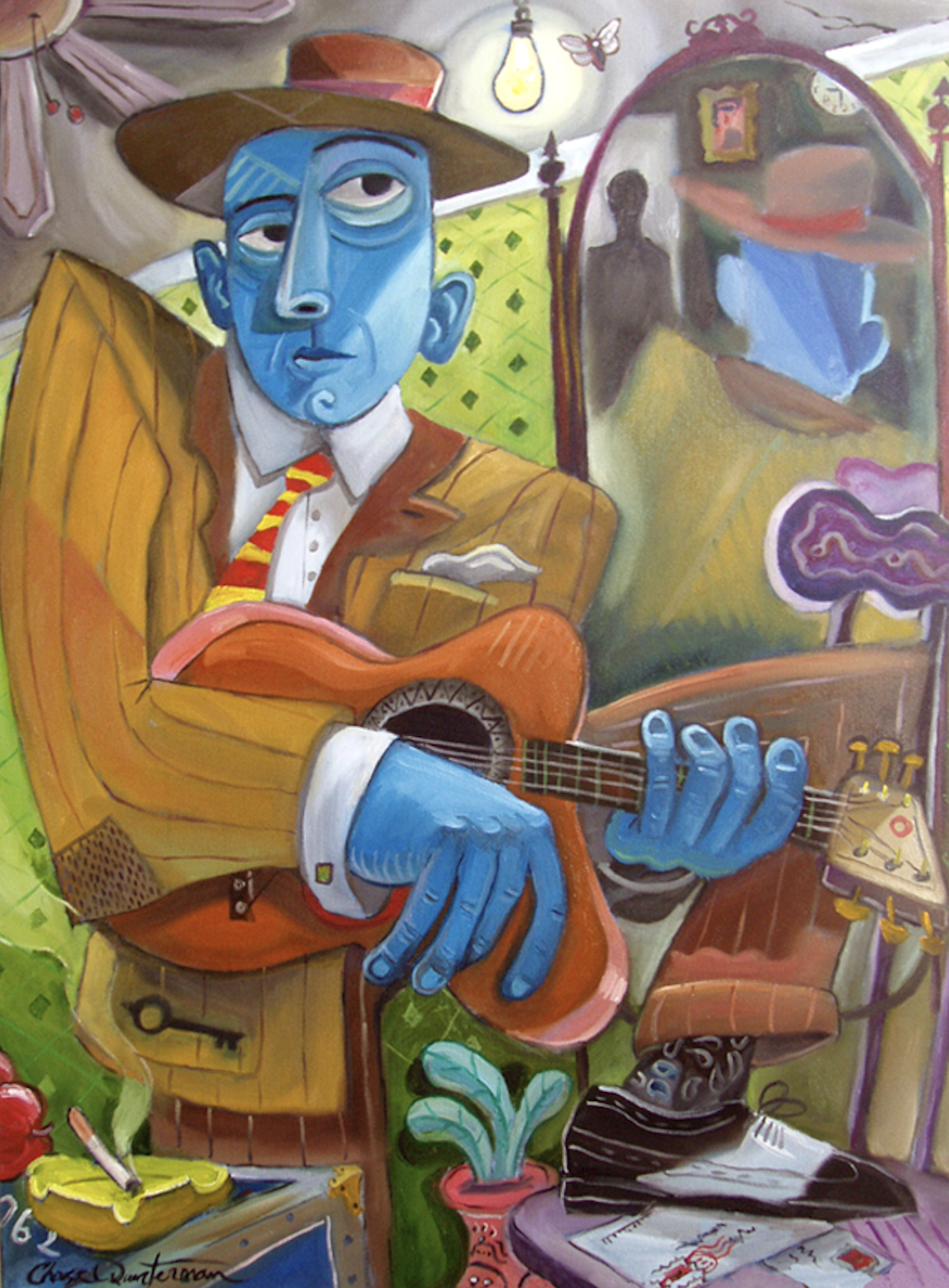 "Forty Watt"— Oil on canvas, 2006—SOLD