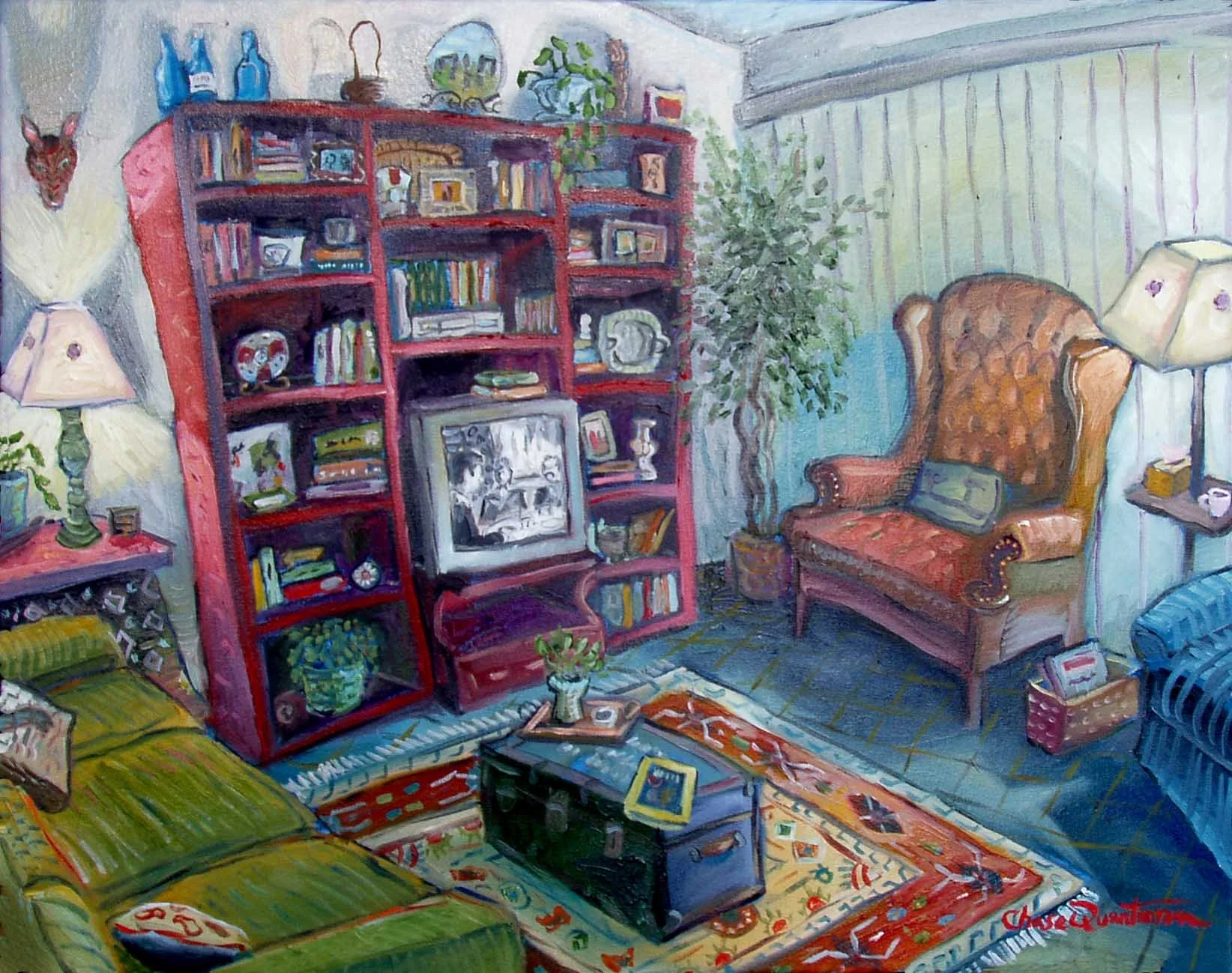 "Apartment A"— Oil on canvas, 2004—SOLD