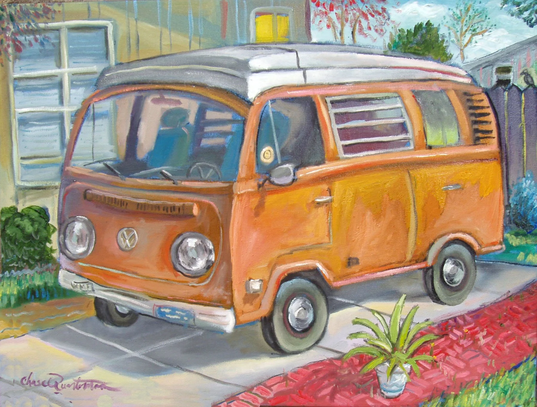 "Orange Crush"— Oil on canvas, 2005—SOLD
