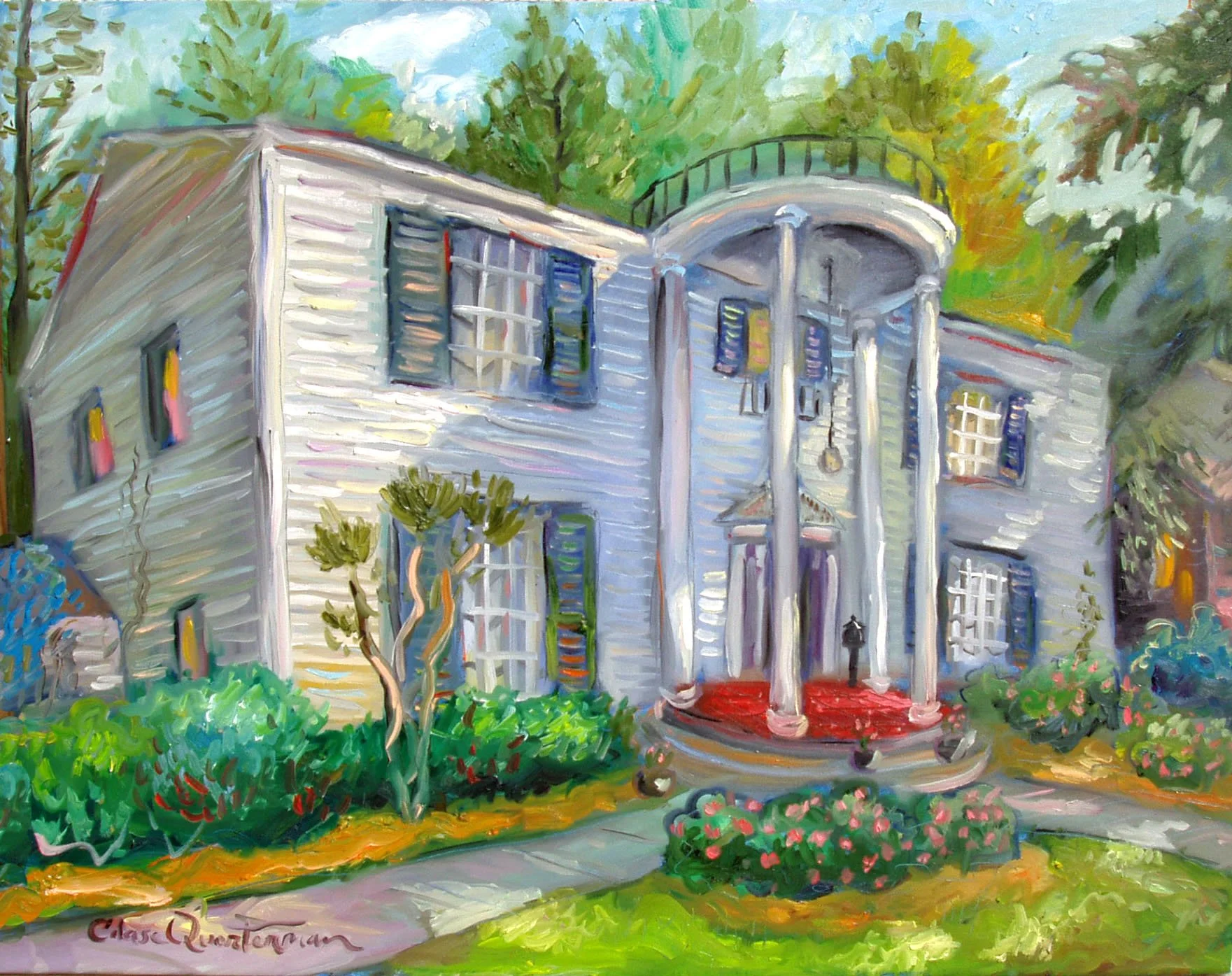 "The Hancock House"— Oil on canvas, 2005—SOLD