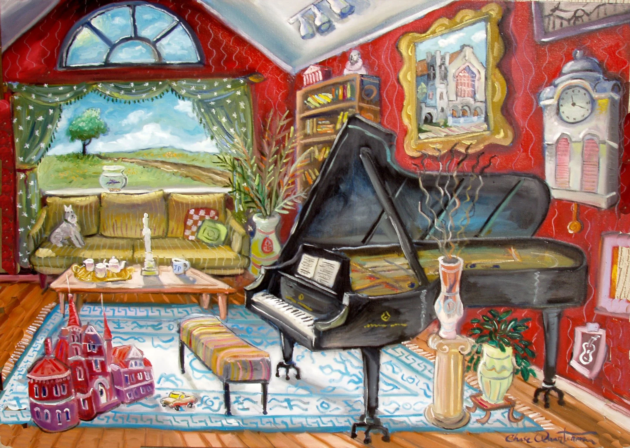"Steinway"— Oil on canvas, 2005—SOLD